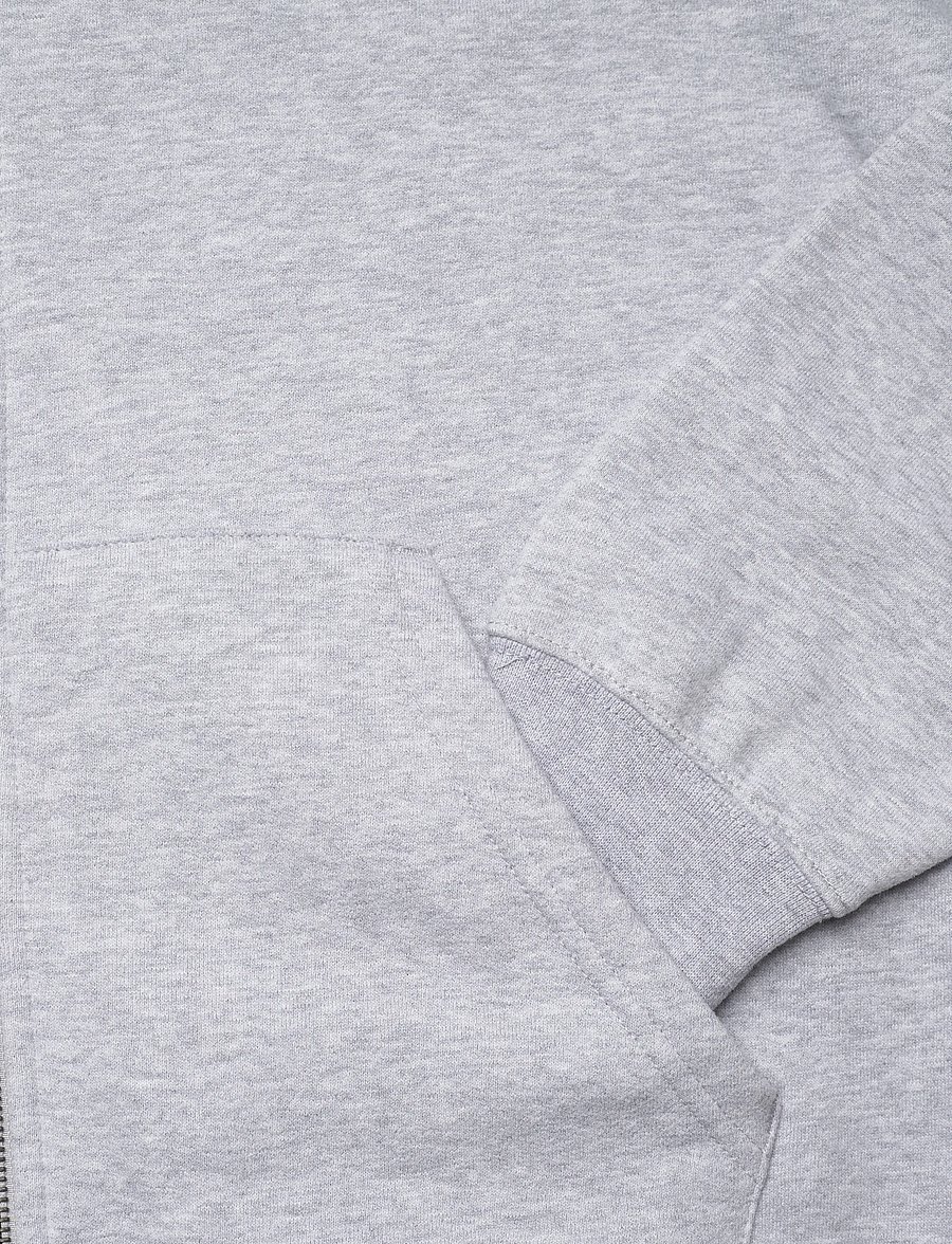 Stan Ray - STAN OG ZIP HOOD - GREY HEATHER - bluzy z kapturem - grey heather - 3