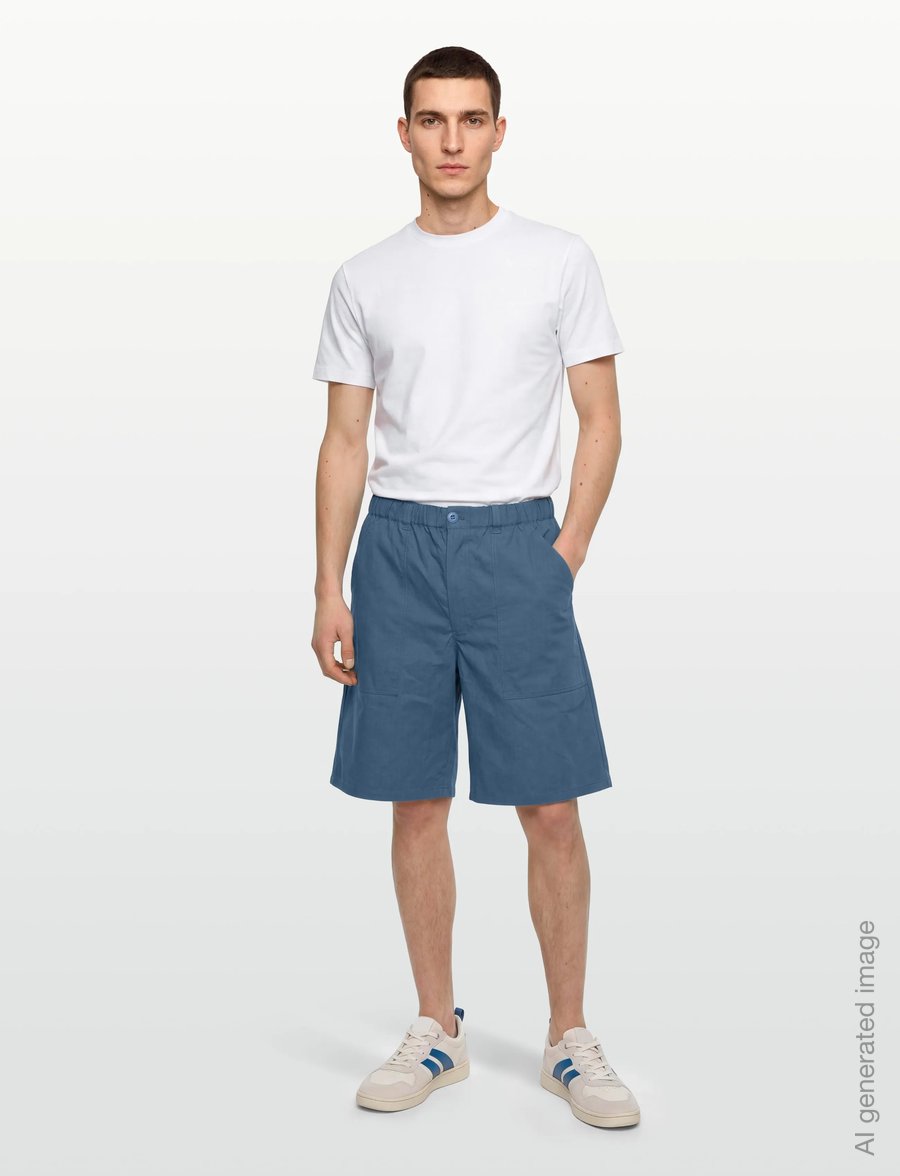 Stan Ray - JUNGLE SHORT - BLUE - freizeitshorts - blue - 0