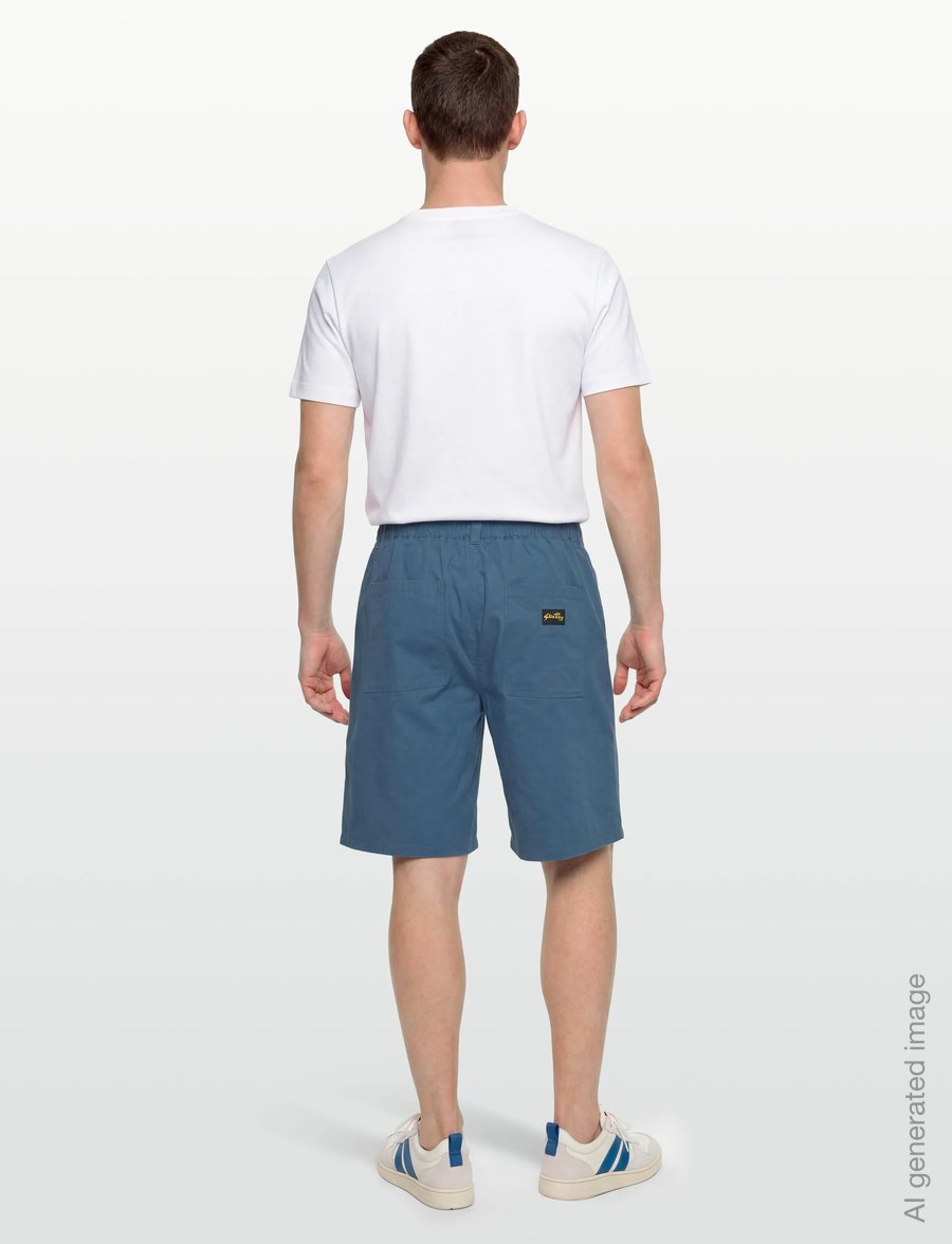Stan Ray - JUNGLE SHORT - BLUE - freizeitshorts - blue - 4