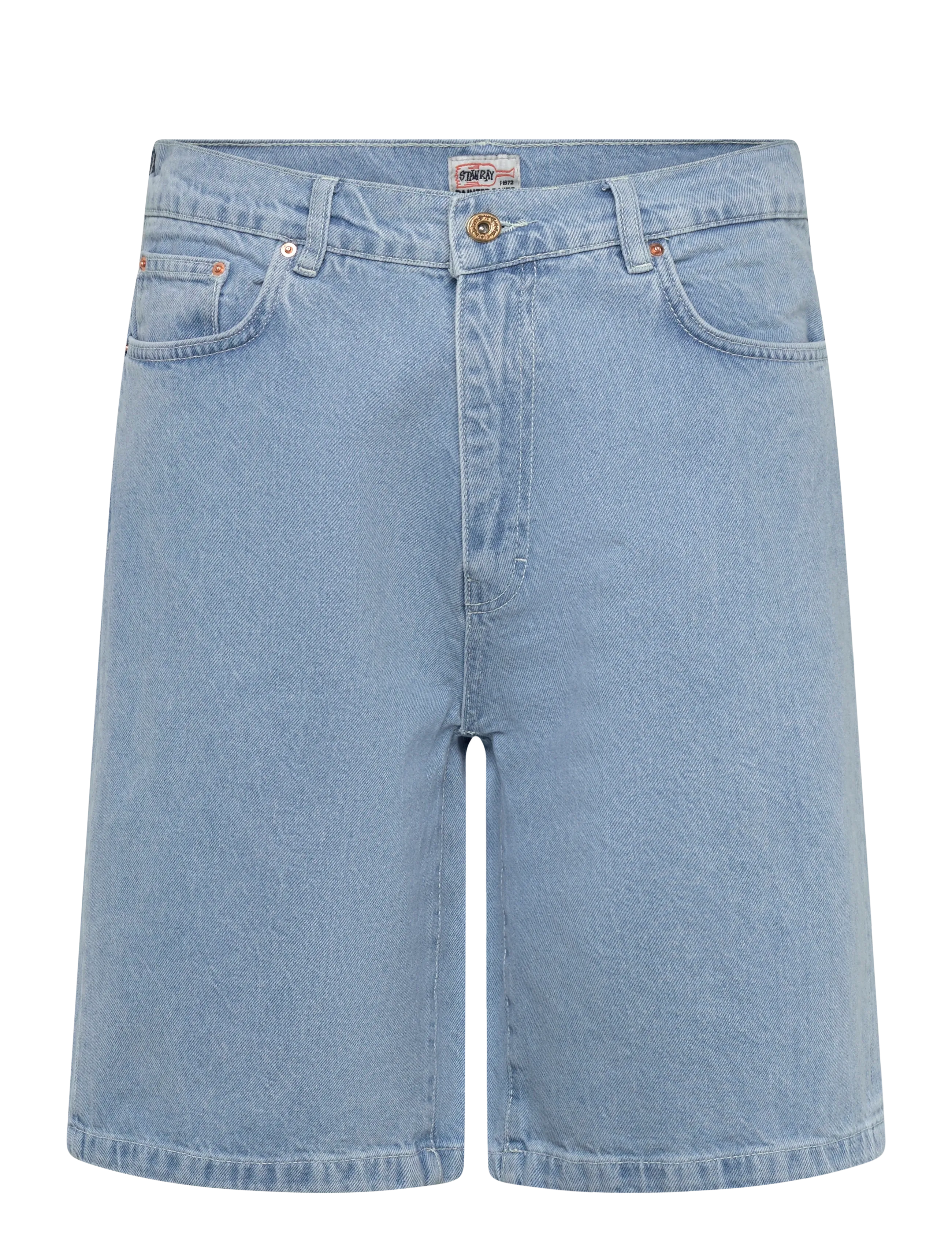 Stan Ray WIDE 5 SHORT - ICE STONE DENIM - Kleidung - ICE STONE DENIM / blue