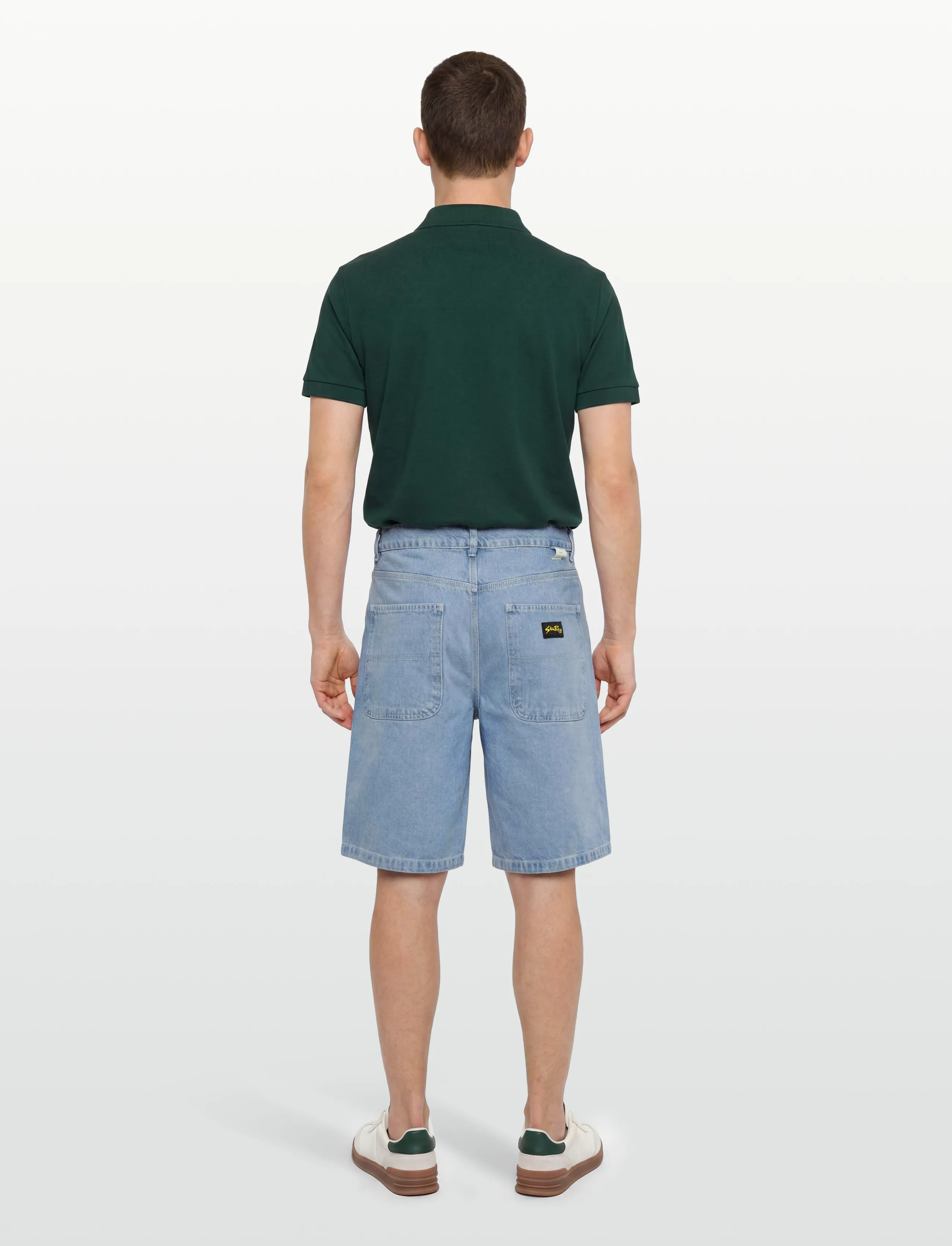 Stan Ray - WIDE 5 SHORT - ICE STONE DENIM - jorts - ice stone denim - 4