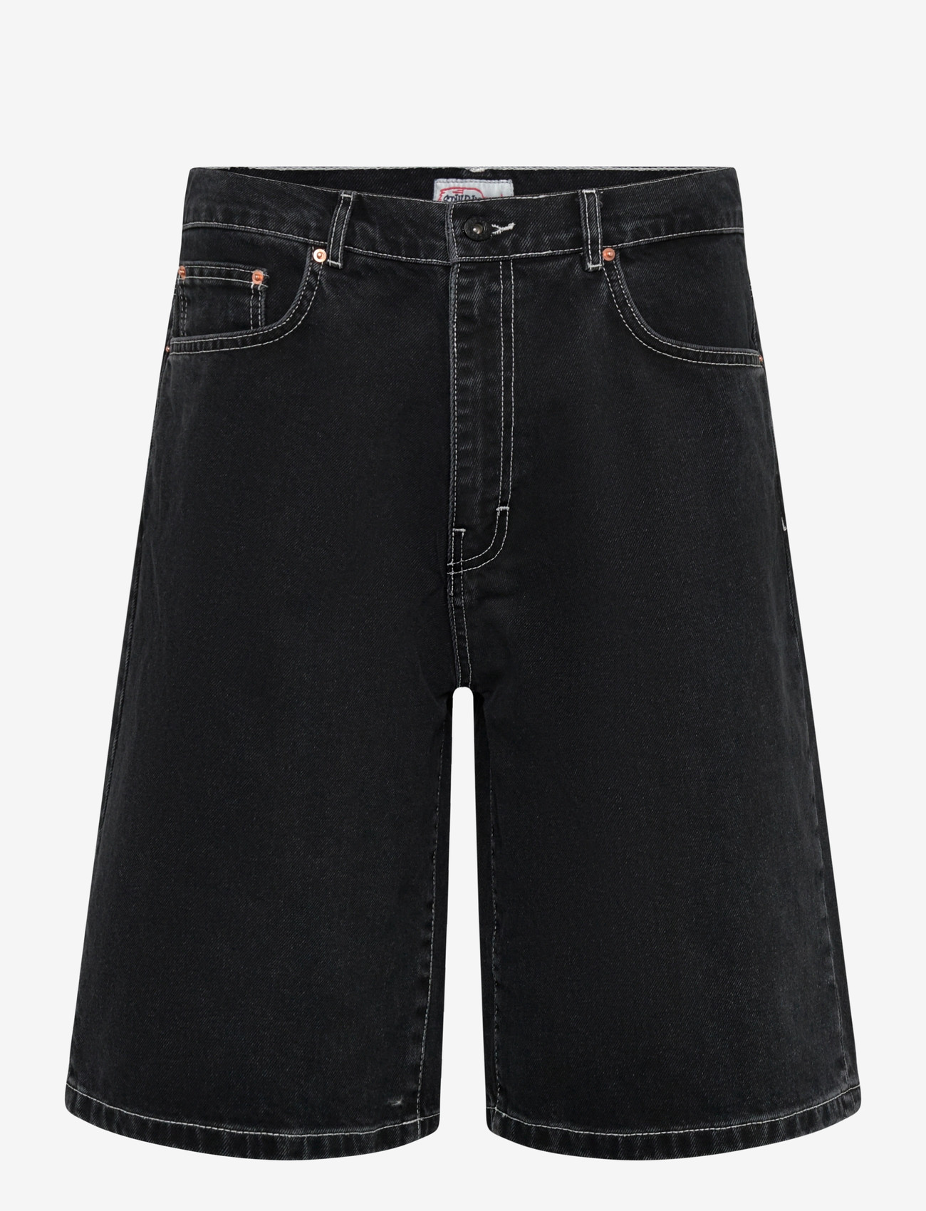Stan Ray - WIDE 5 SHORT - WASHED BLACK DENIM - jorts - washed black denim - 0