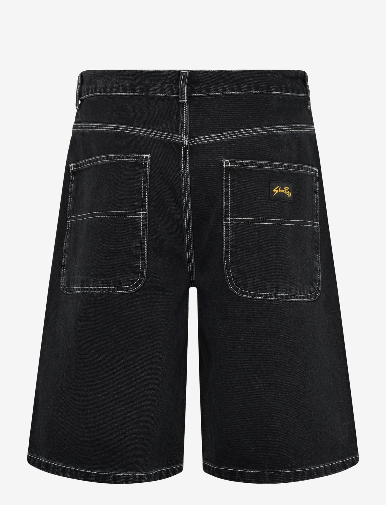Stan Ray - WIDE 5 SHORT - WASHED BLACK DENIM - jorts - washed black denim - 1