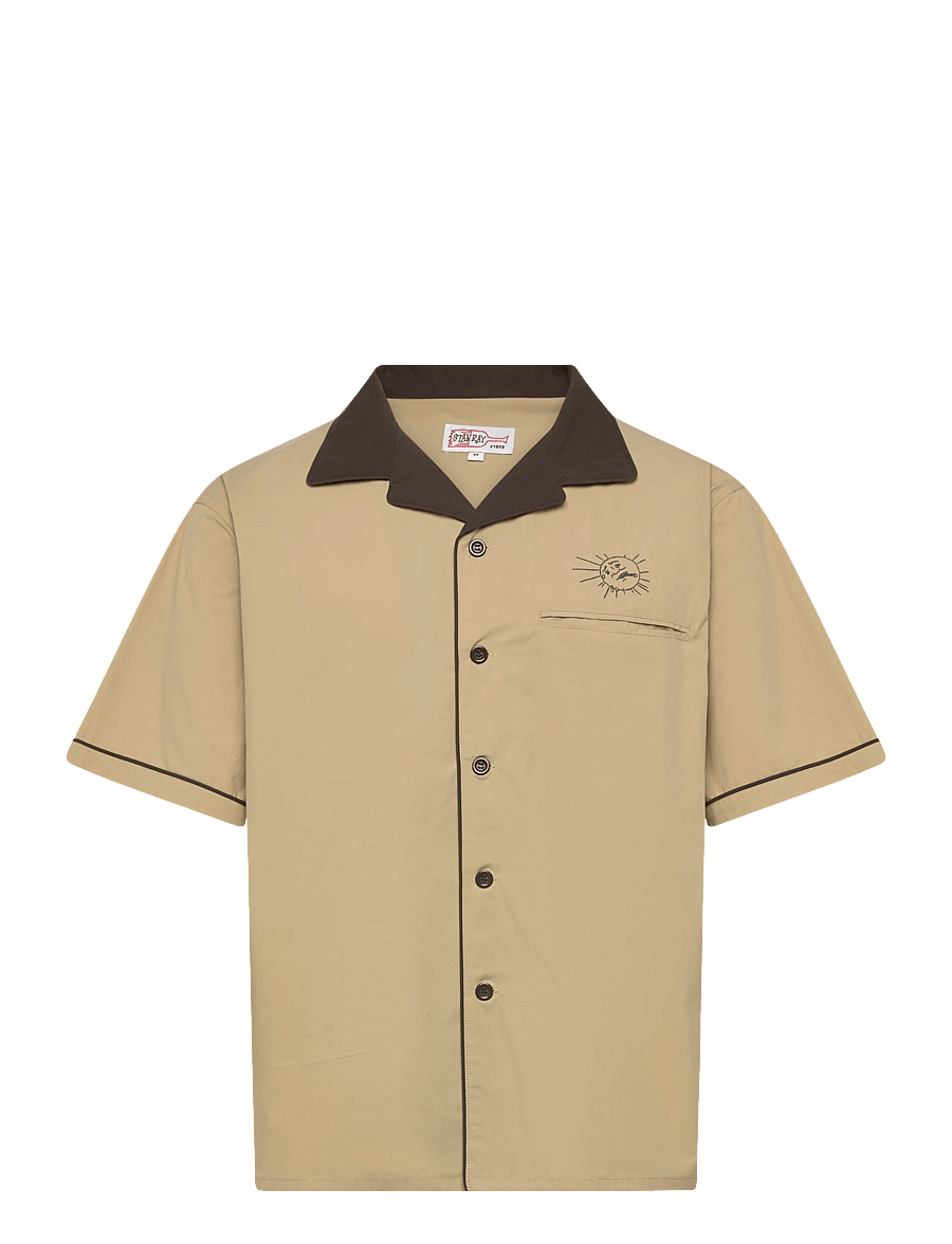 Stan Ray - SS BOWLING SHIRT - EUCALYPTUS - kurzarmhemden - eucalyptus - 0