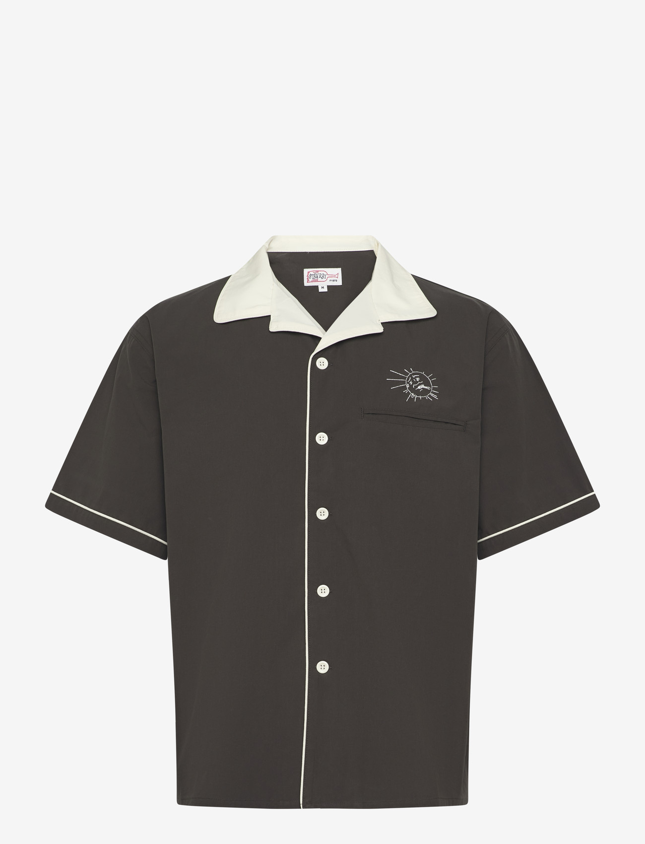 Stan Ray - SS BOWLING SHIRT - RAVEN BLACK - kurzarmhemden - raven black - 0