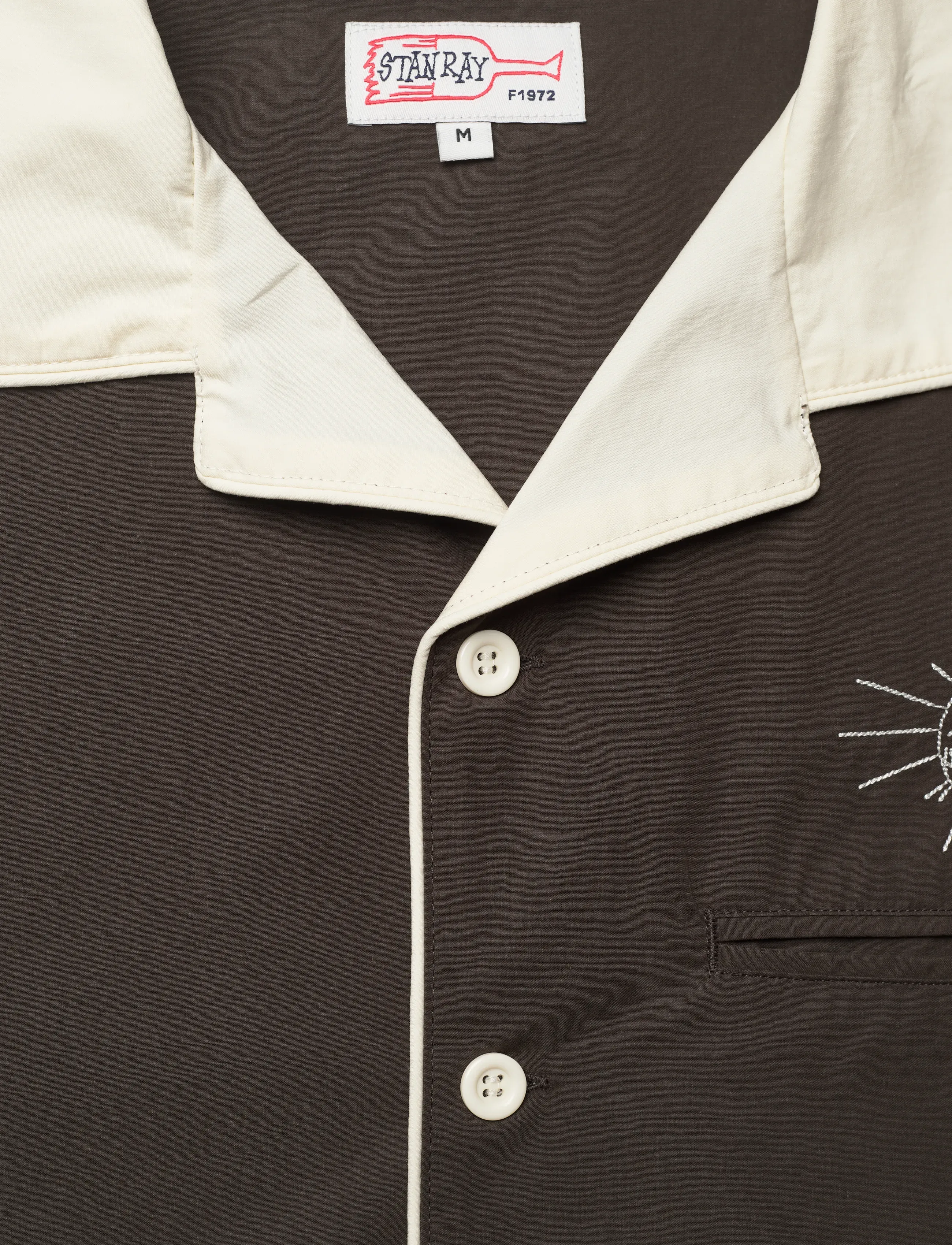 Stan Ray - SS BOWLING SHIRT - RAVEN BLACK - kortärmade skjortor - raven black - 2