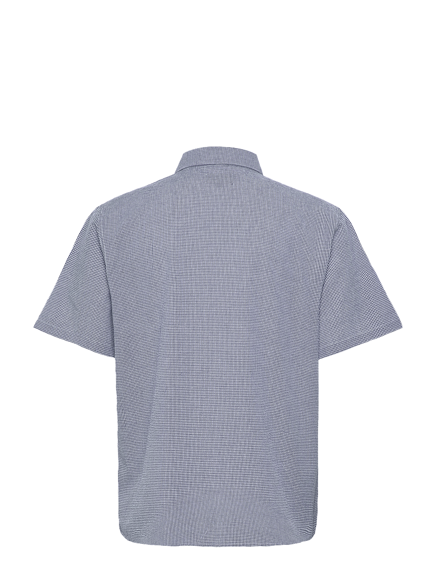 Stan Ray - SS FLANNEL SHIRT - BLUE GINGHAM - flanell-hemden - blue gingham - 1
