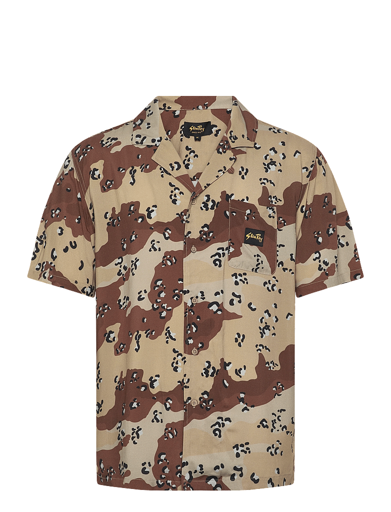 Stan Ray - TOUR SHIRT - CHOC CHIP CAMO - kurzarmhemden - choc chip camo - 0
