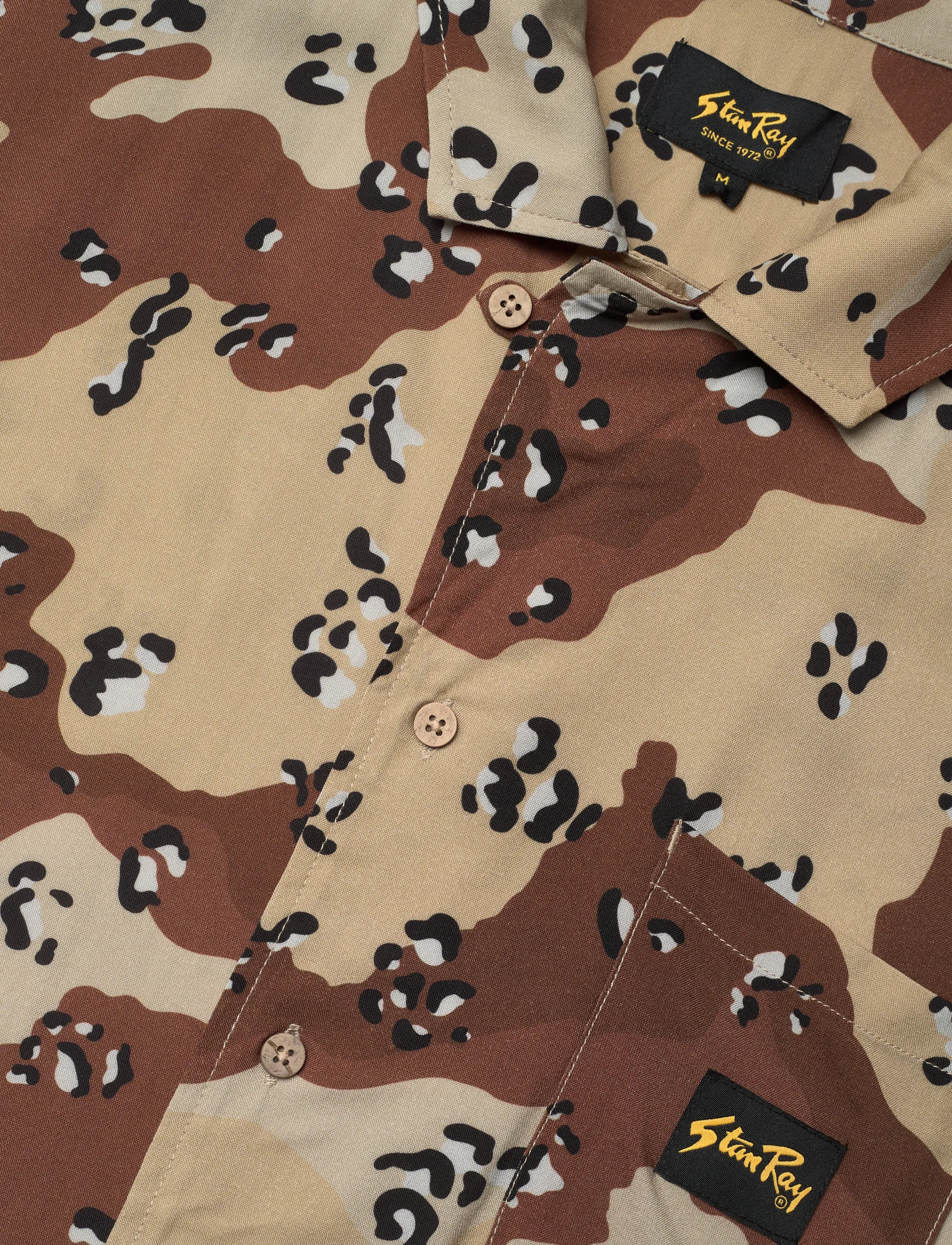 Stan Ray - TOUR SHIRT - CHOC CHIP CAMO - kurzarmhemden - choc chip camo - 3