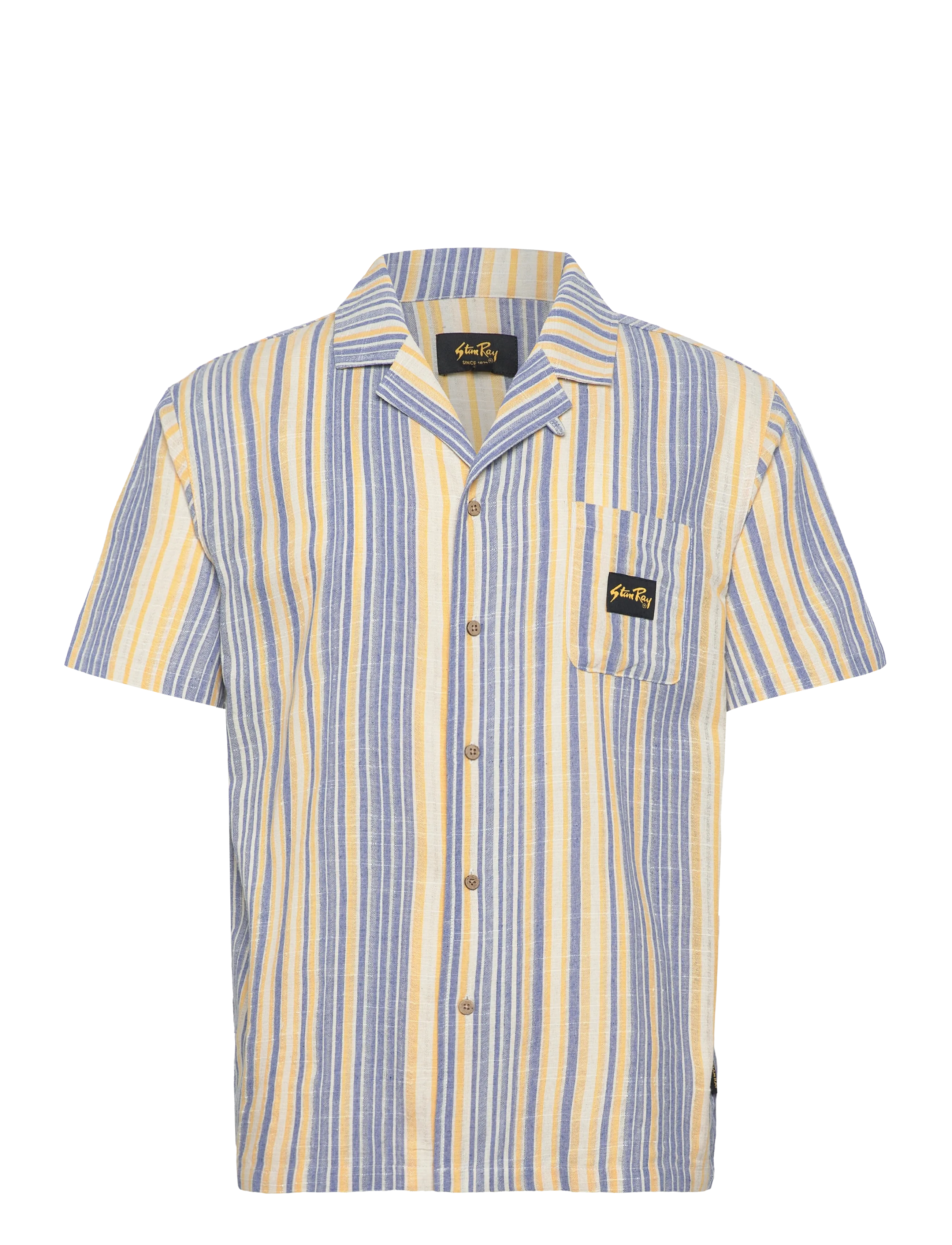 Stan Ray TOUR SHIRT - BLUE/YELLOW STRIPE - Näytä kaikki - BLUE/YELLOW STRIPE / yellow