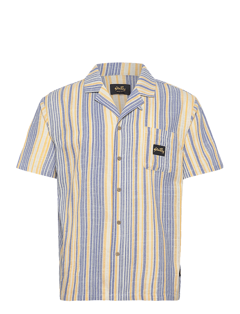 Stan Ray - TOUR SHIRT - BLUE/YELLOW STRIPE - gestreifte hemden - blue/yellow stripe - 0