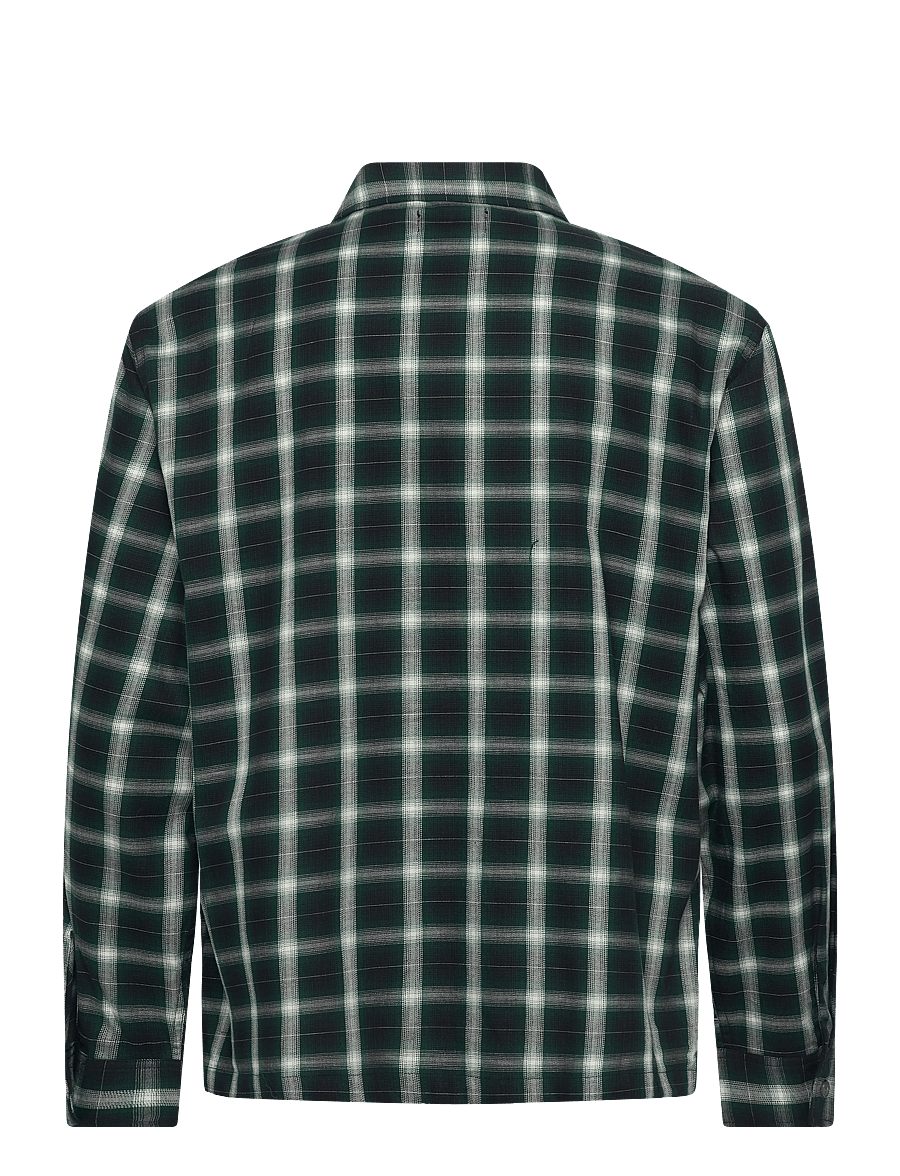 Stan Ray - ZIP SHIRT - GREEN CHECK - ruudulised särgid - green check - 1