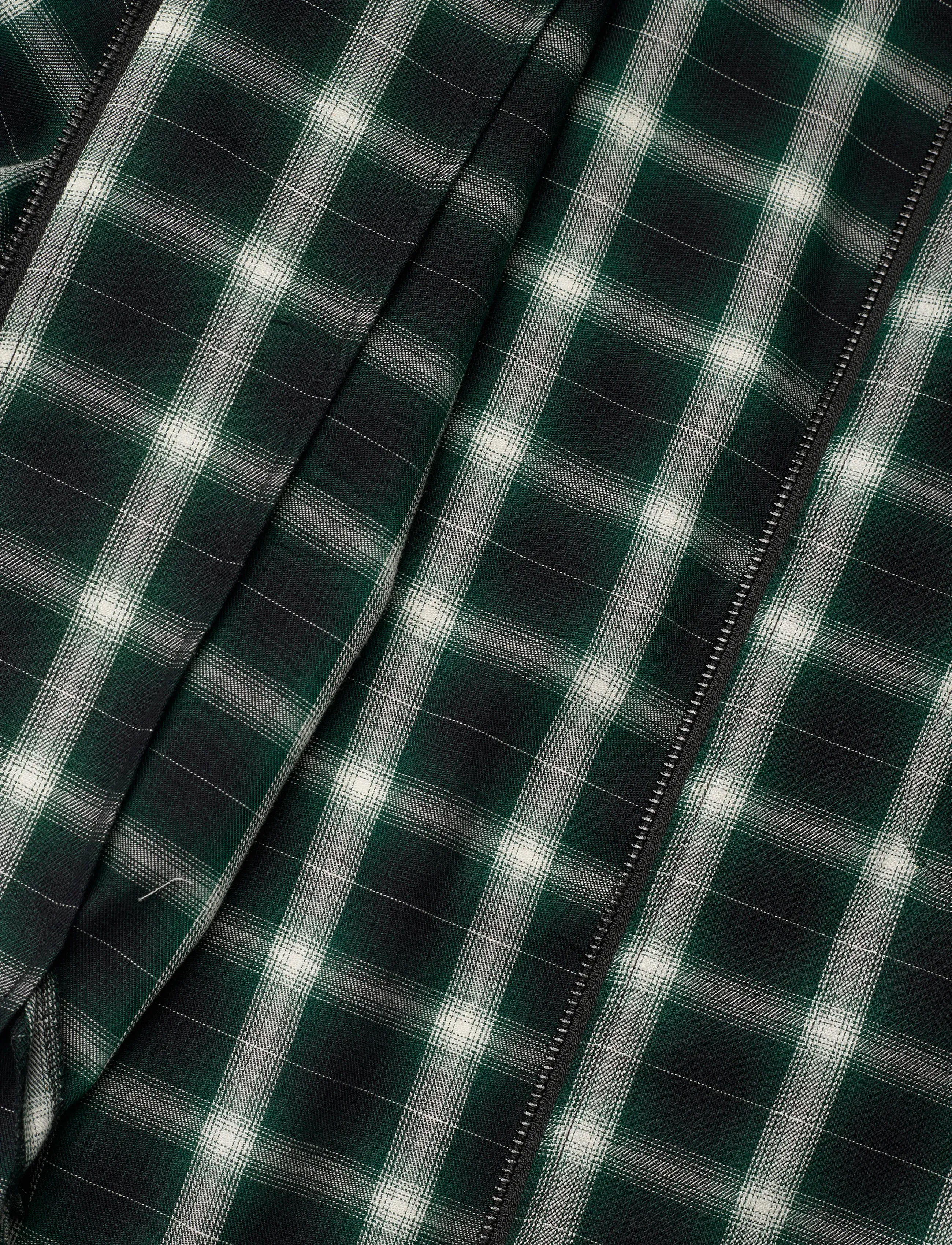 Stan Ray - ZIP SHIRT - GREEN CHECK - ternede skjorter - green check - 4