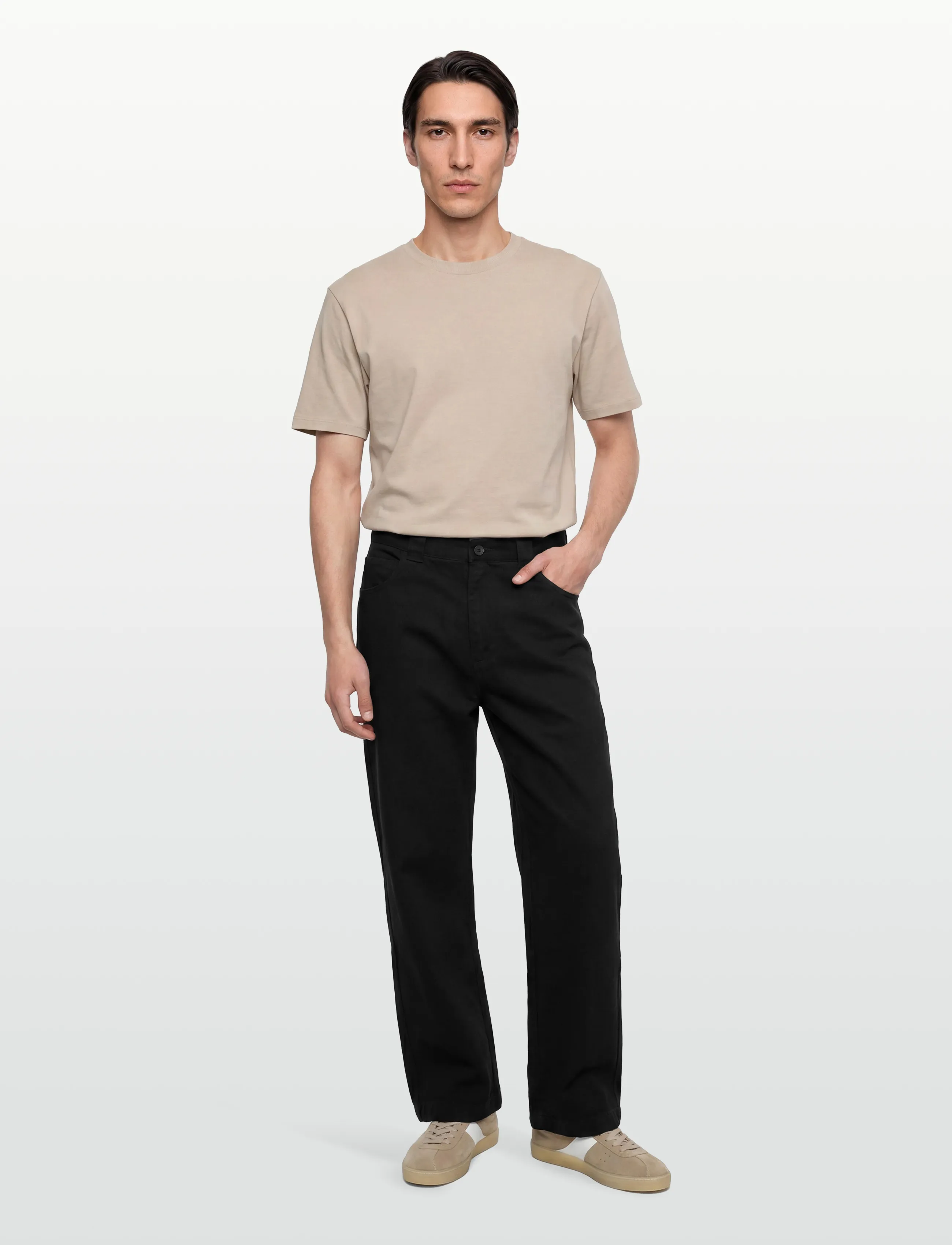 Stan Ray A Pant Washed Black, Mænd, Korte Brede Bukser, Sort, Str: 31