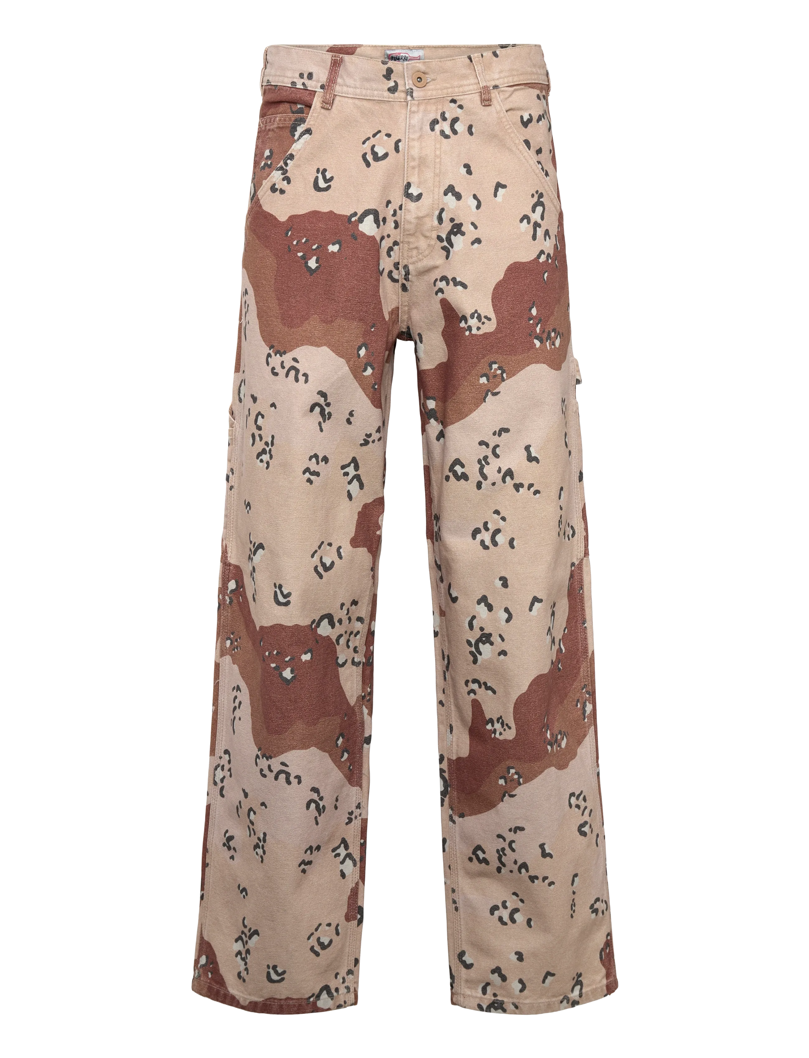 Stan Ray BIG JOB PAINTER - CHOC CHIP CAMO CANVAS - Kleidung - CHOC CHIP CAMO / brown