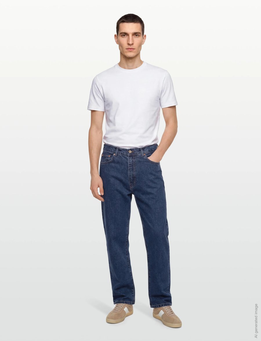 Stan Ray - WIDE 5 - DARK RINSE - regular jeans - dark rinse - 0