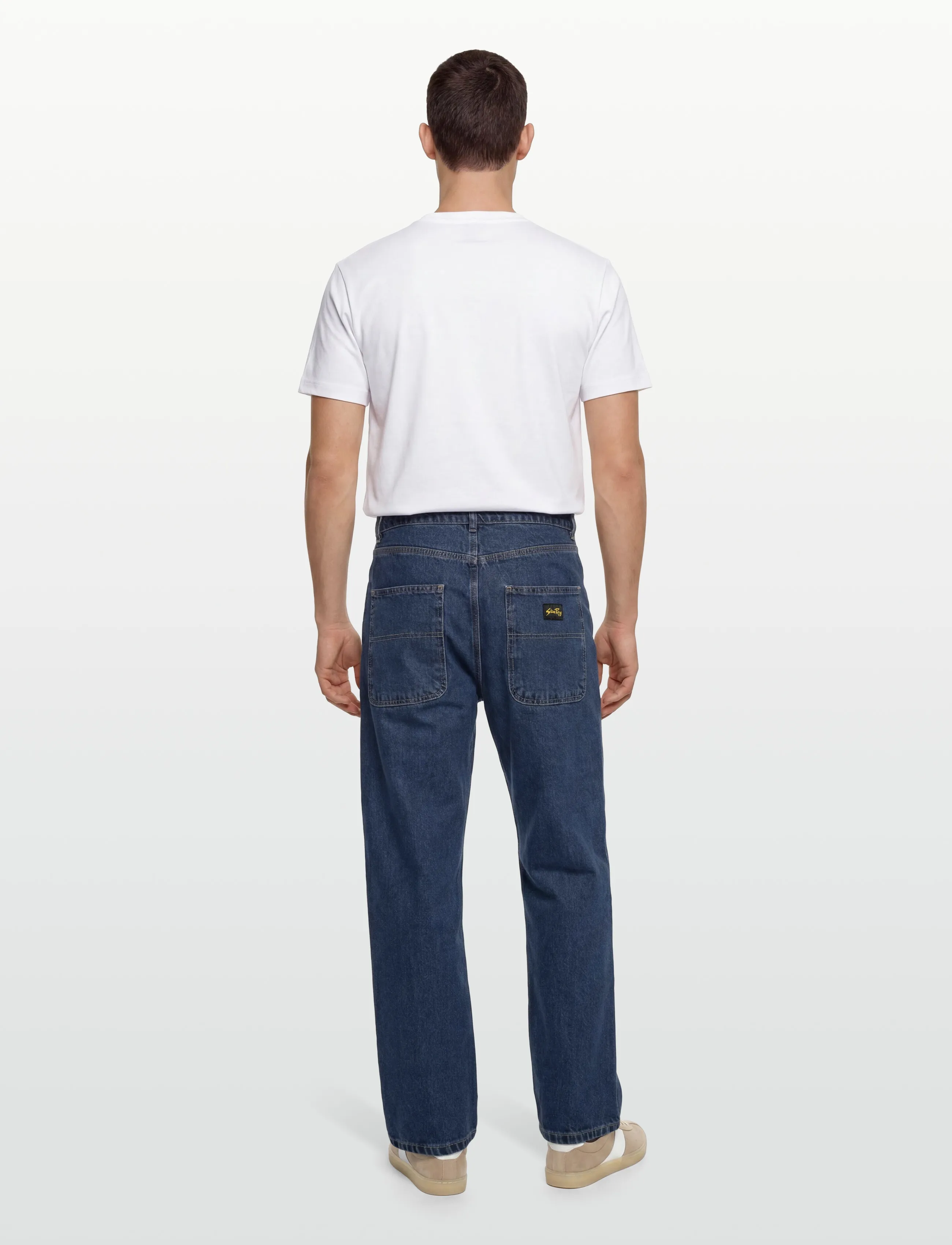 Stan Ray - WIDE 5 - DARK RINSE - trousers & jeans - dark rinse - 4