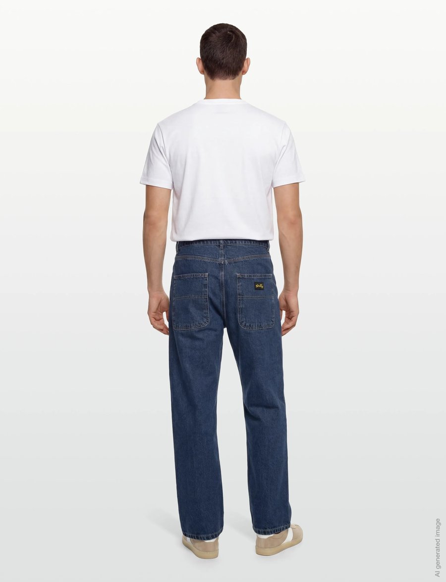 Stan Ray - WIDE 5 - DARK RINSE - regular jeans - dark rinse - 4