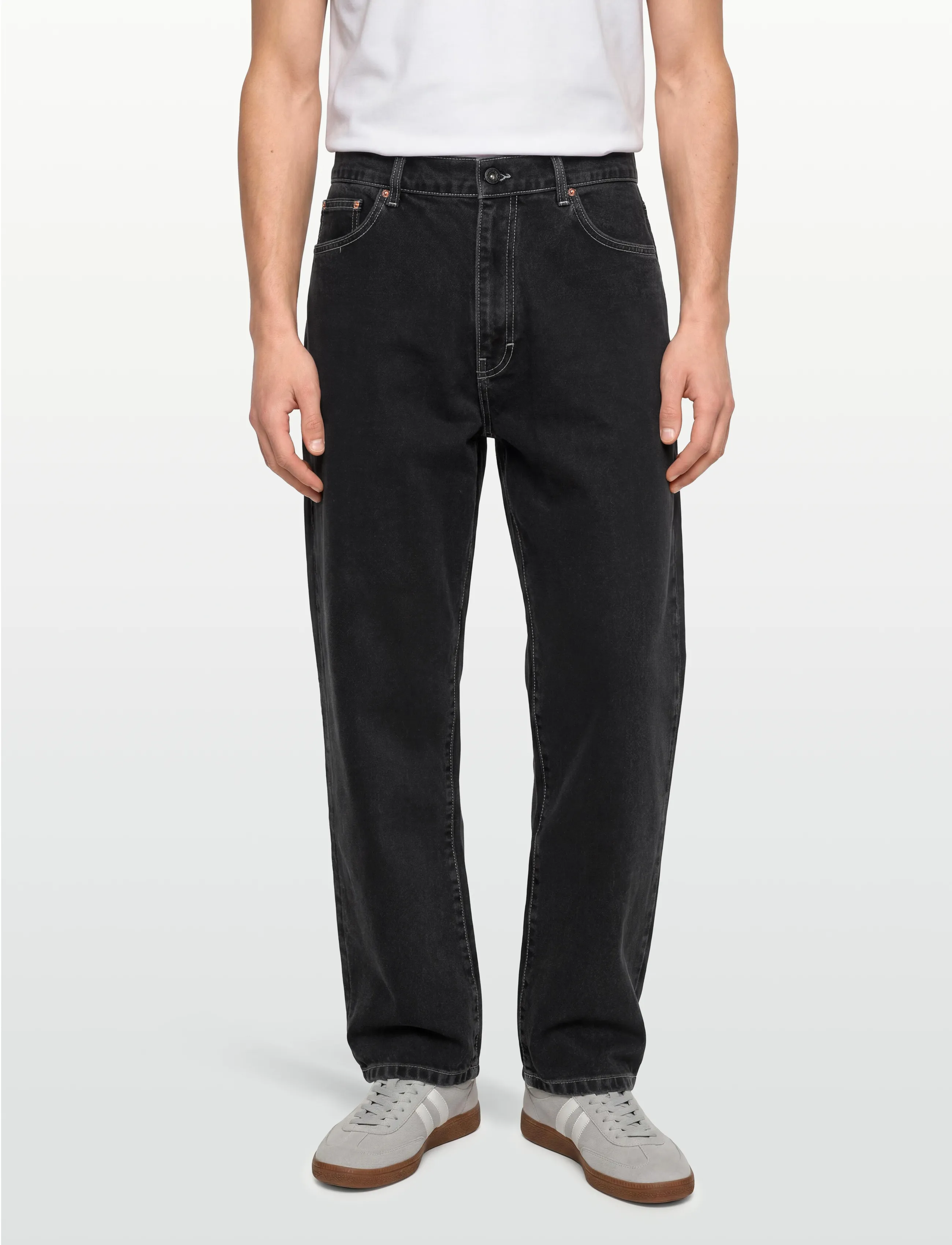 Stan Ray - WIDE 5 - BLACK STONE DENIM - püksid & teksad - black stone denim - 3