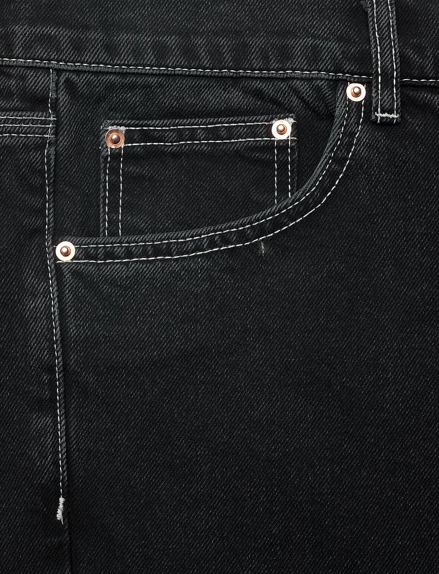 Stan Ray - WIDE 5 - BLACK STONE DENIM - loose jeans - black stone denim - 2