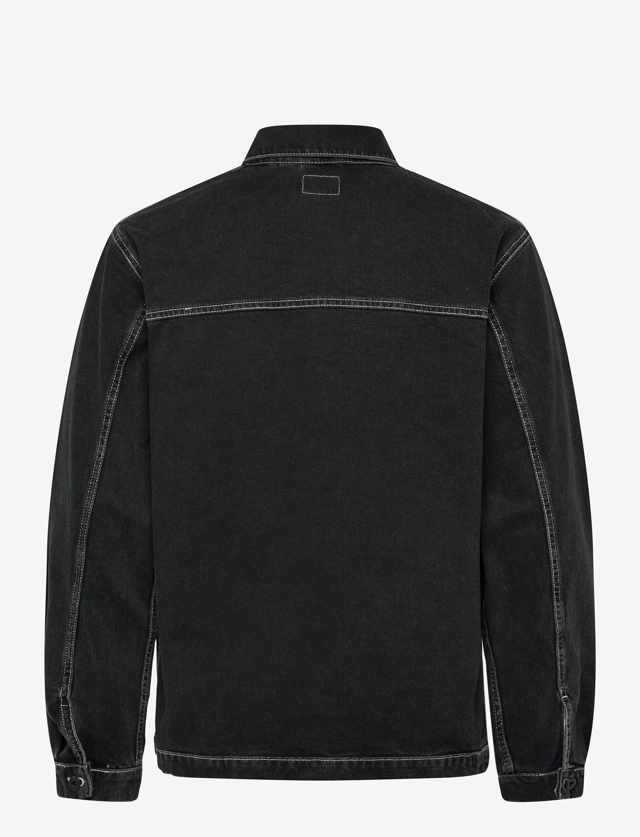 Stan Ray - COVERALL JACKET - WASHED BLACK DENIM - ungefütterte denimjacken - washed black denim - 2