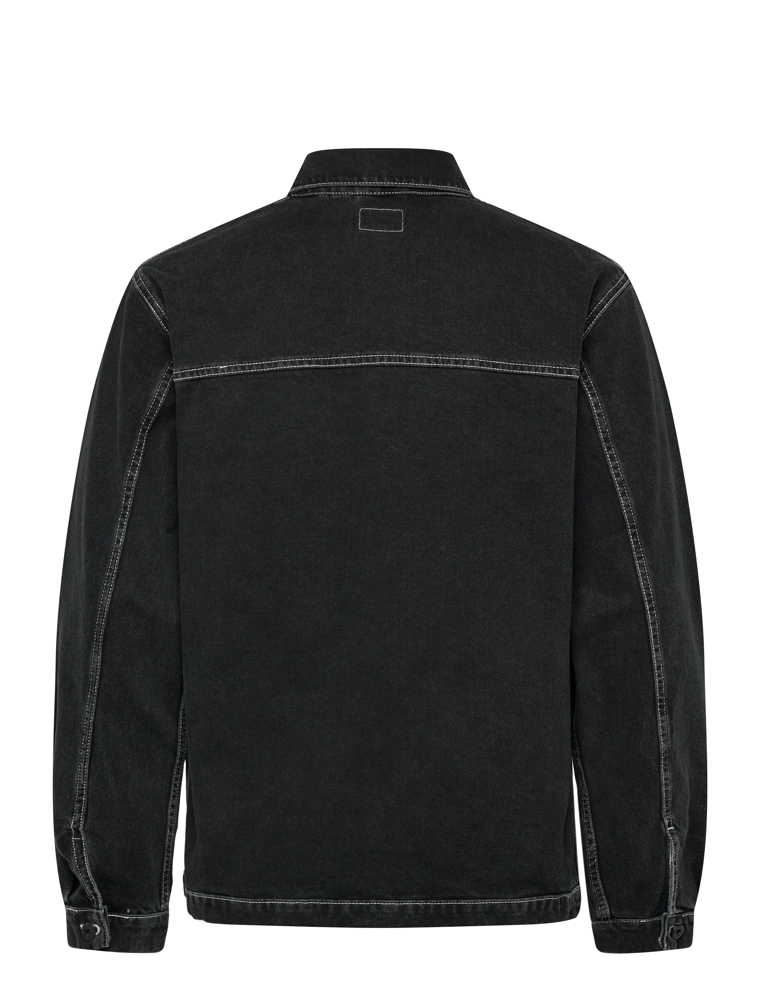 Stan Ray - COVERALL JACKET - WASHED BLACK DENIM - kevadjakid - washed black denim - 2