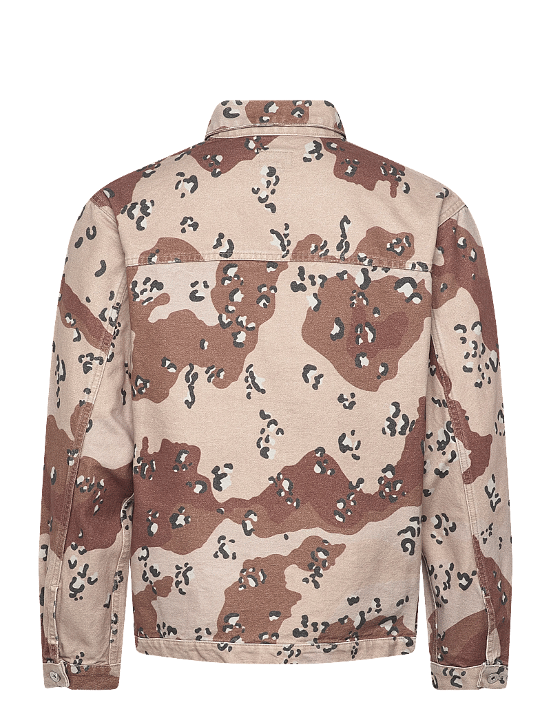 Stan Ray - COVERALL JACKET - CHOC CHIP CAMO CANVAS - ofodrade jeansjackor - choc chip camo - 1