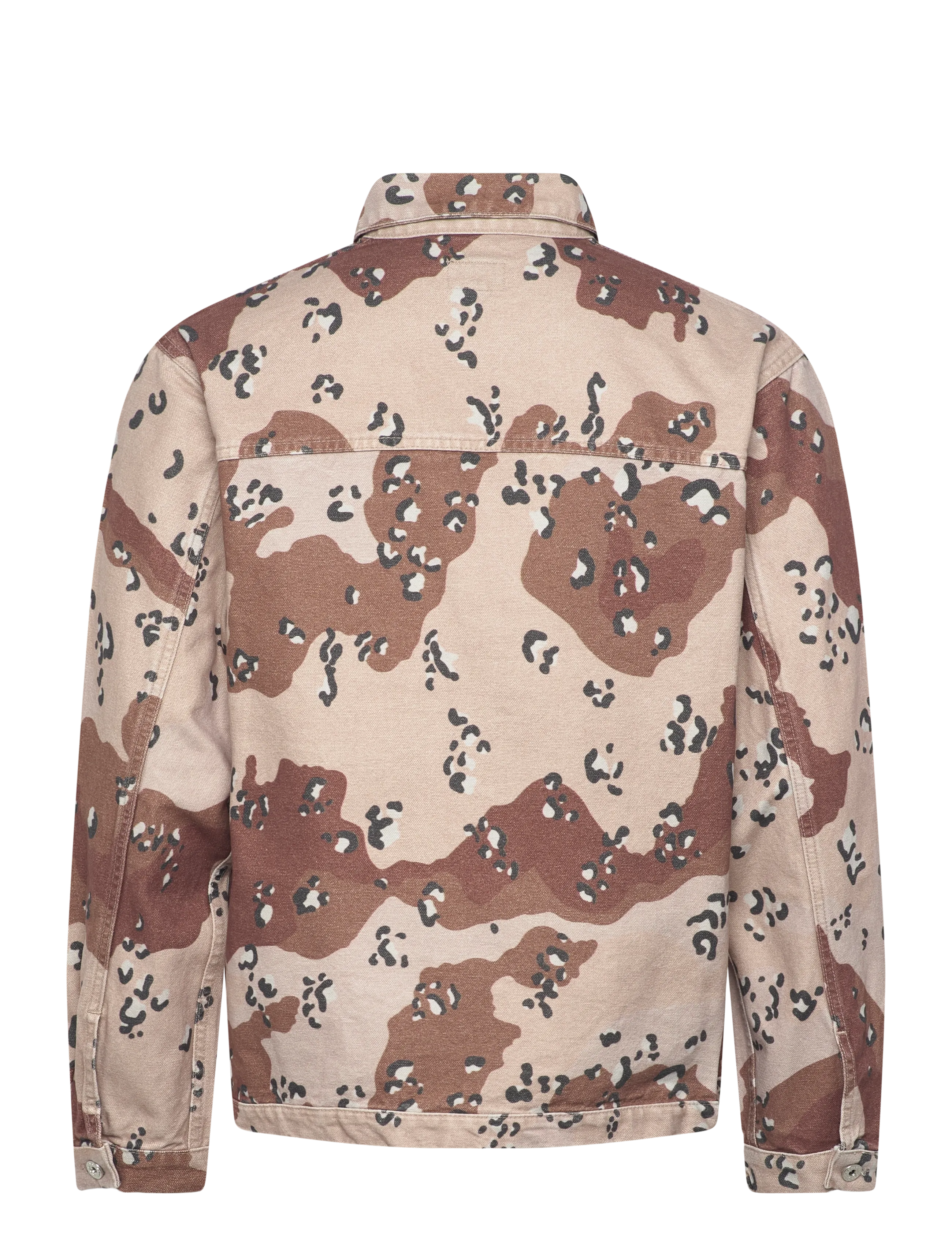 Stan Ray - COVERALL JACKET - CHOC CHIP CAMO CANVAS - unlined denim jackets - choc chip camo - 1