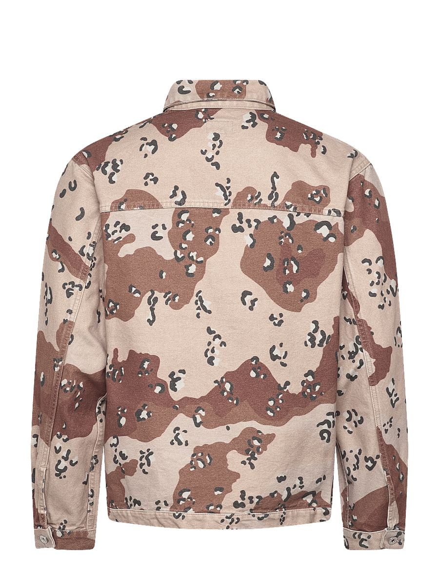 Stan Ray - COVERALL JACKET - CHOC CHIP CAMO CANVAS - ofodrade jeansjackor - choc chip camo - 1