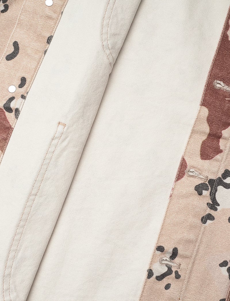 Stan Ray - COVERALL JACKET - CHOC CHIP CAMO CANVAS - ofodrade jeansjackor - choc chip camo - 4