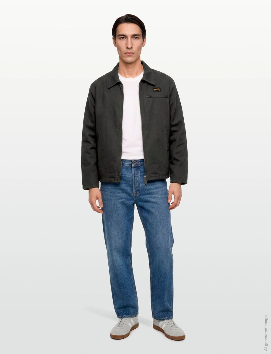 Stan Ray - GAS JACKET - RAVEN CANVAS - frühlingsjacken - raven canvas - 0