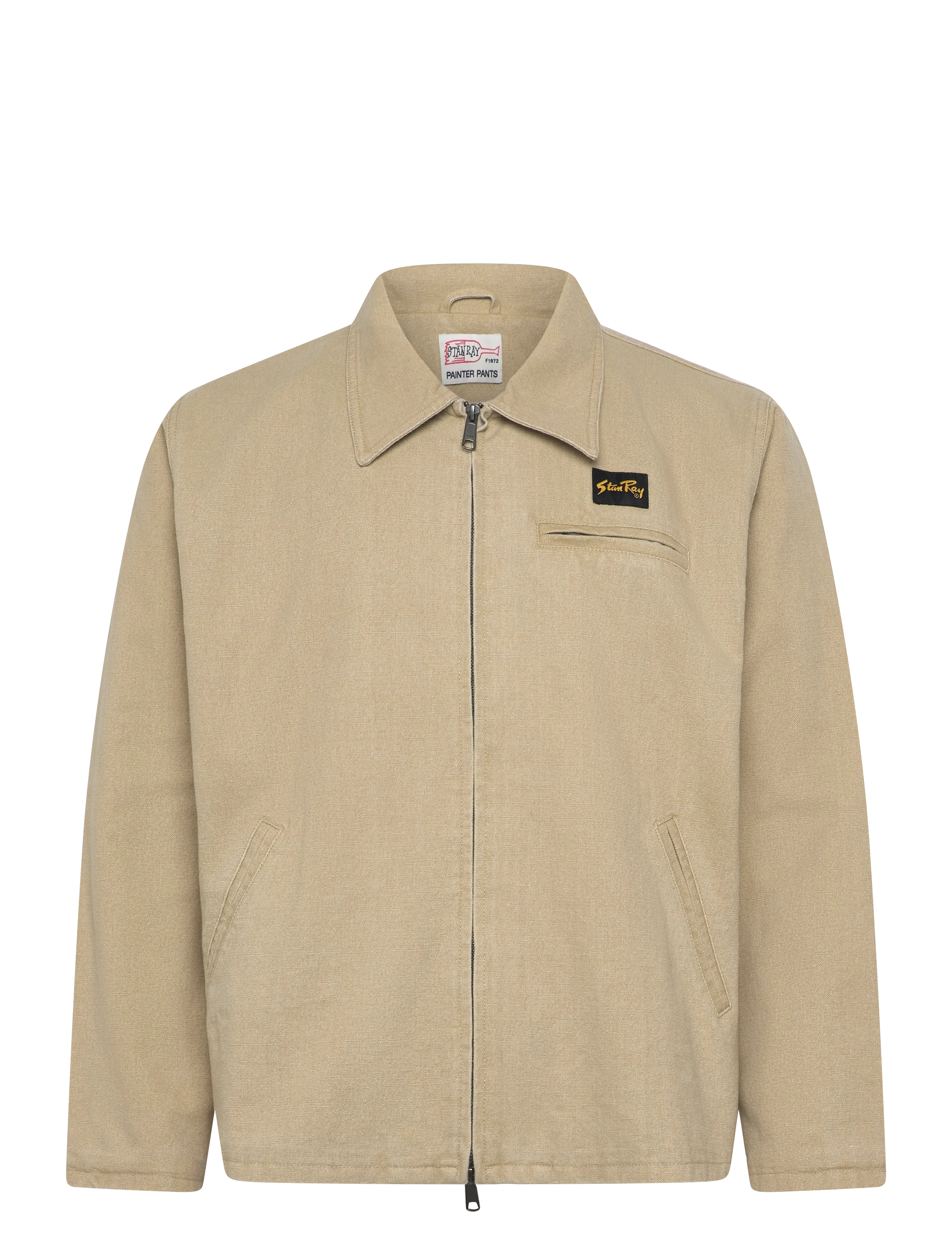 Stan Ray GAS JACKET - EUCALYPTUS CANVAS - Näytä kaikki - EUCALYPTUS / beige