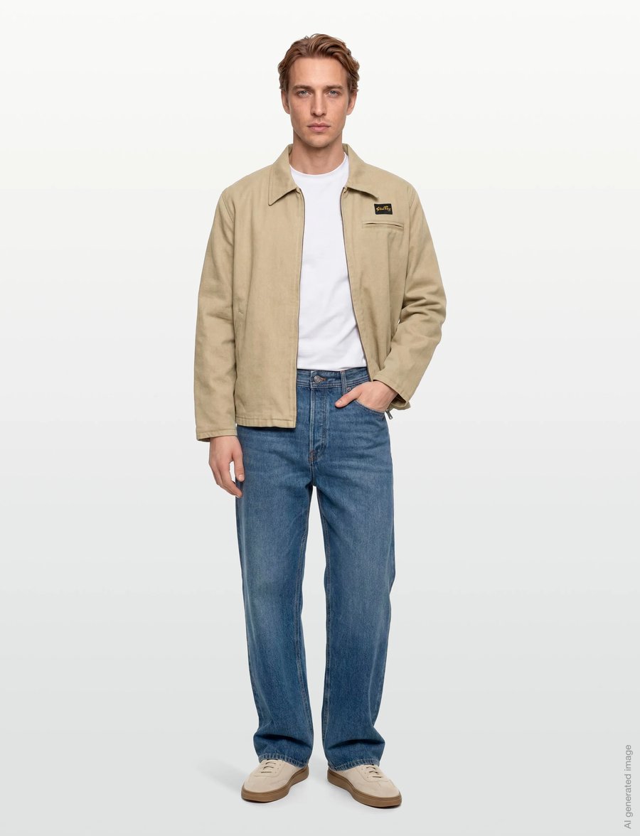 Stan Ray - GAS JACKET - EUCALYPTUS CANVAS - frühlingsjacken - eucalyptus - 0