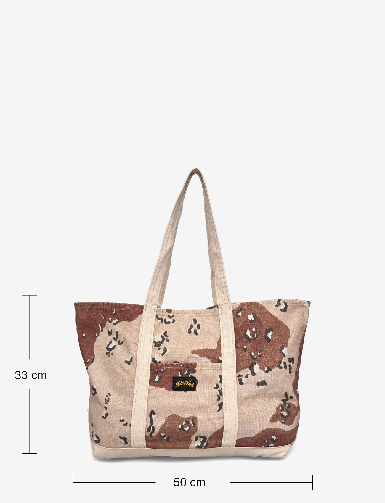 Stan Ray - BIG TOTE - CHOC CHIP CAMO CANVAS - tote bags - choc chip camo - 3