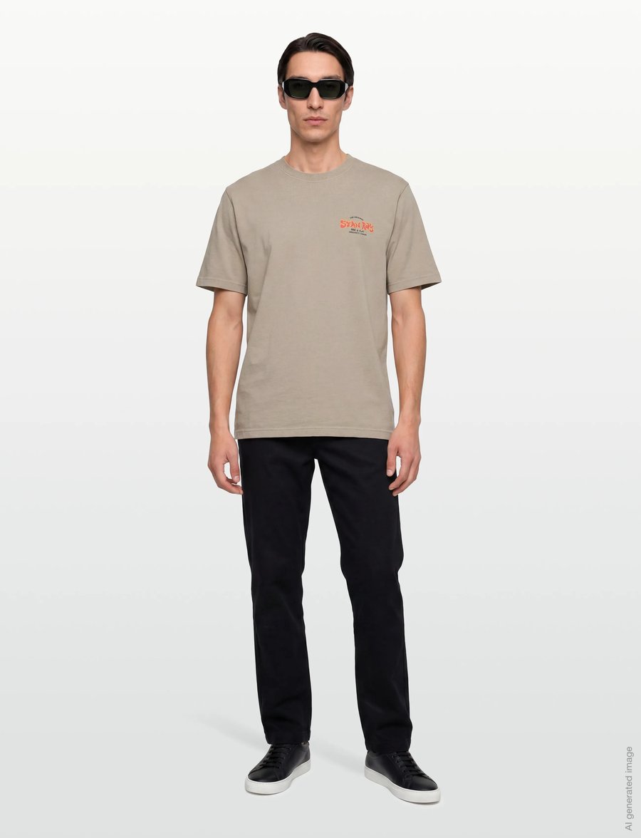 Stan Ray - BBQ TEE - EUCALYPTUS - lühikeste varrukatega t-särgid - eucalyptus - 0