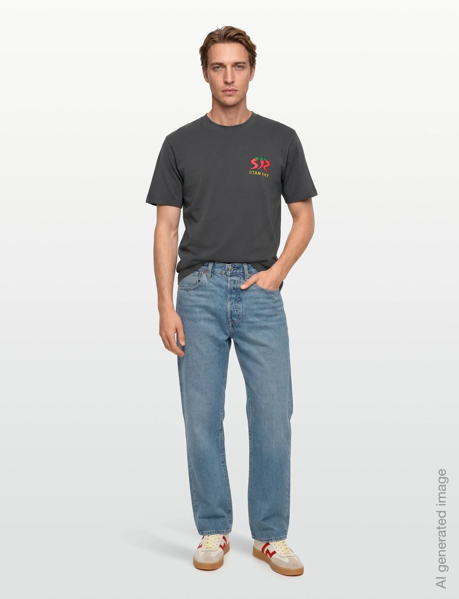Stan Ray - PEPPER TEE - RAVEN BLACK - short-sleeved t-shirts - raven black - 0