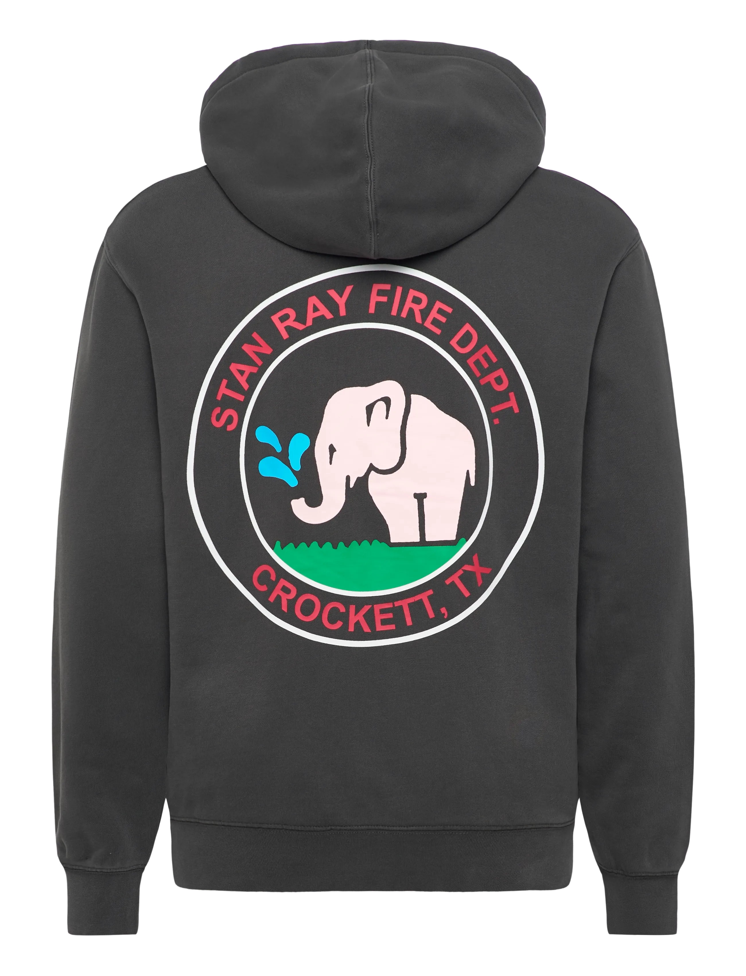 Stan Ray - FIRE DEPT HOOD - RAVEN BLACK - kapuutsiga dressipluusid - raven black - 1