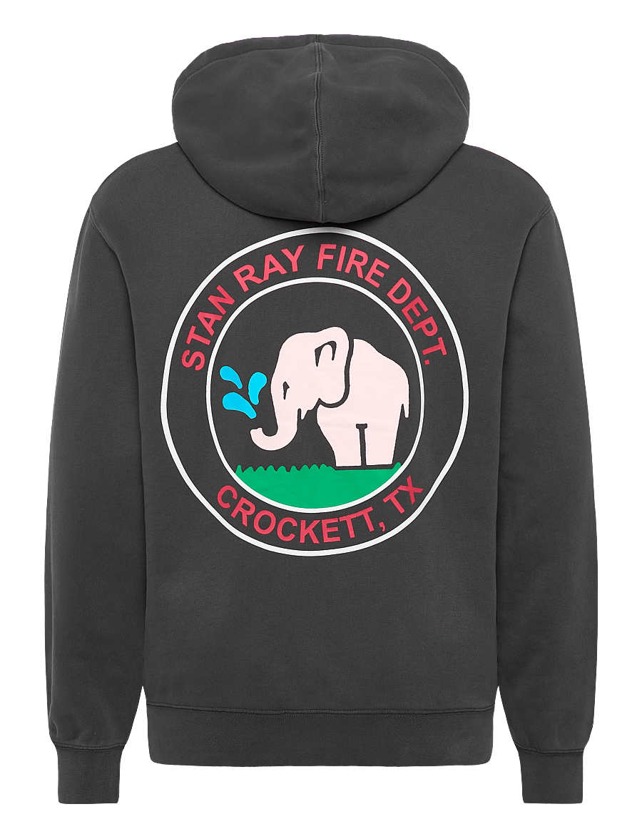 Stan Ray - FIRE DEPT HOOD - RAVEN BLACK - kapuutsiga pusad - raven black - 2