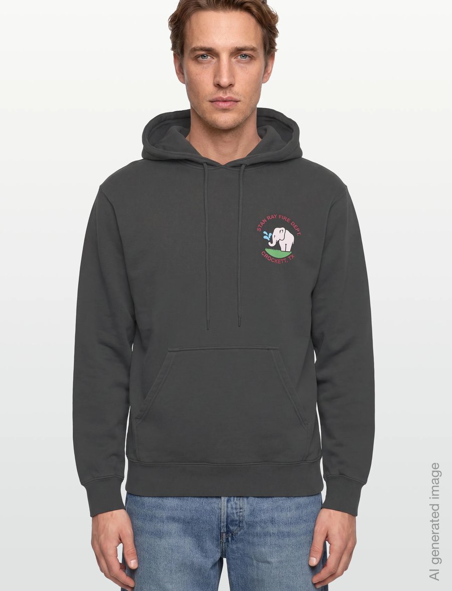 Stan Ray - FIRE DEPT HOOD - RAVEN BLACK - kapuutsiga pusad - raven black - 3