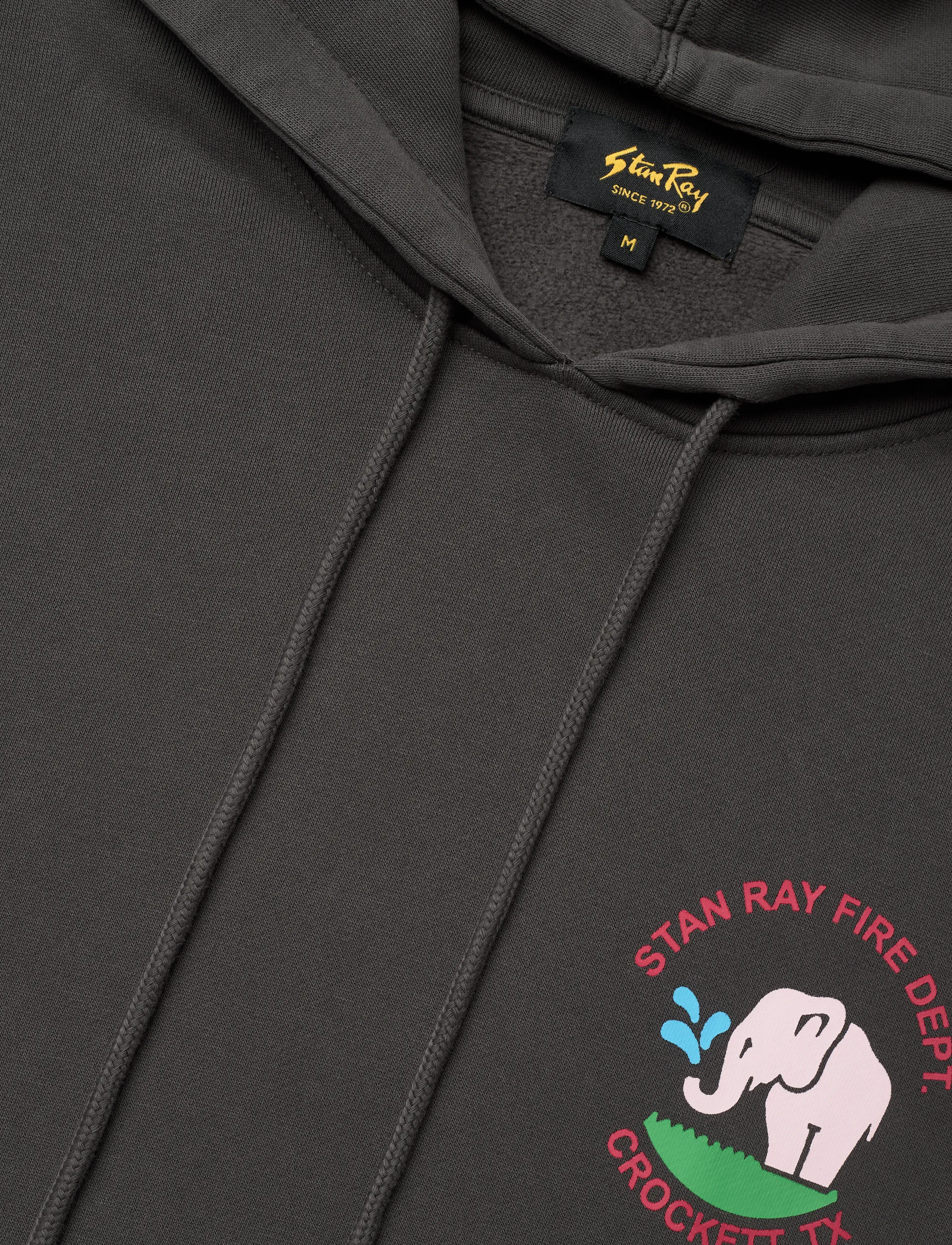 Stan Ray - FIRE DEPT HOOD - RAVEN BLACK - kapuutsiga dressipluusid - raven black - 2