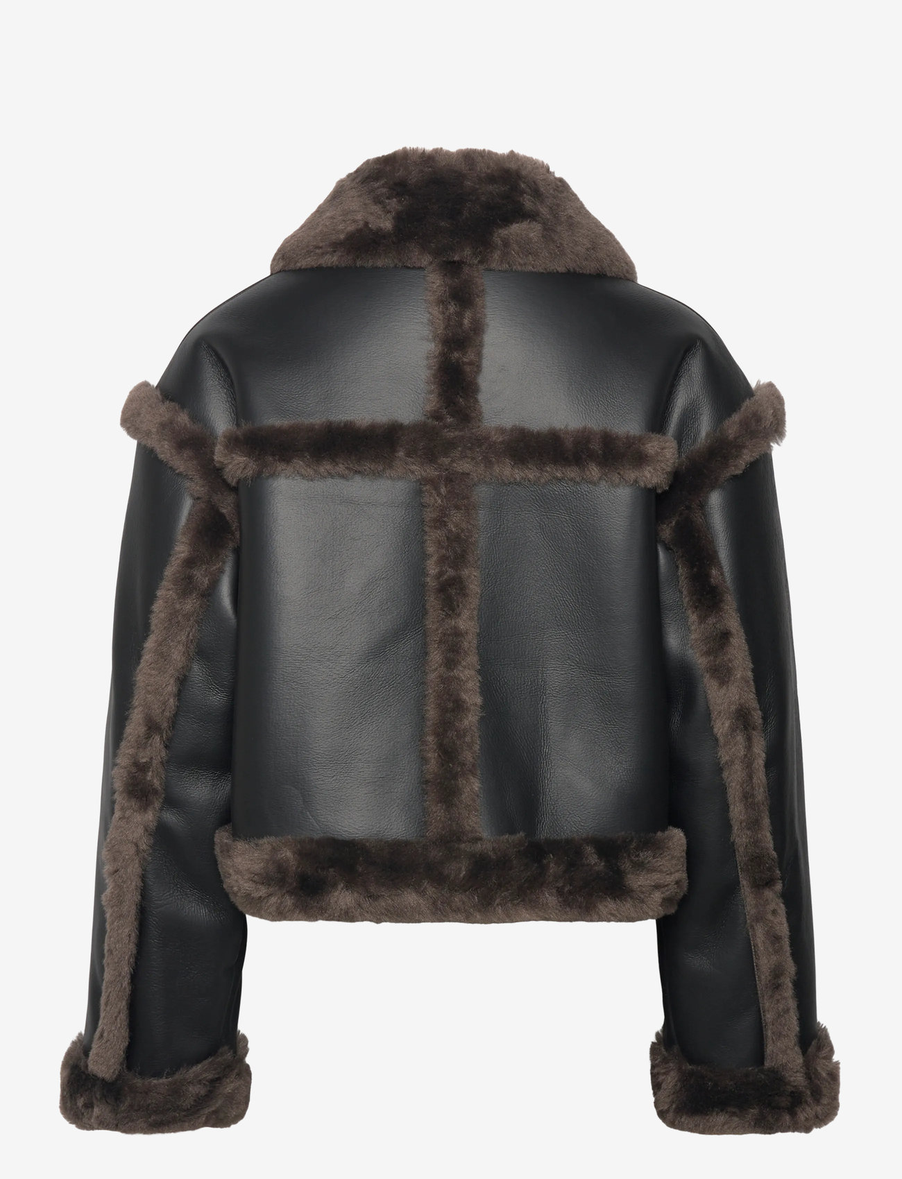 Stand Studio - Kristy Jacket - læderjakker - black/dark brown - 1