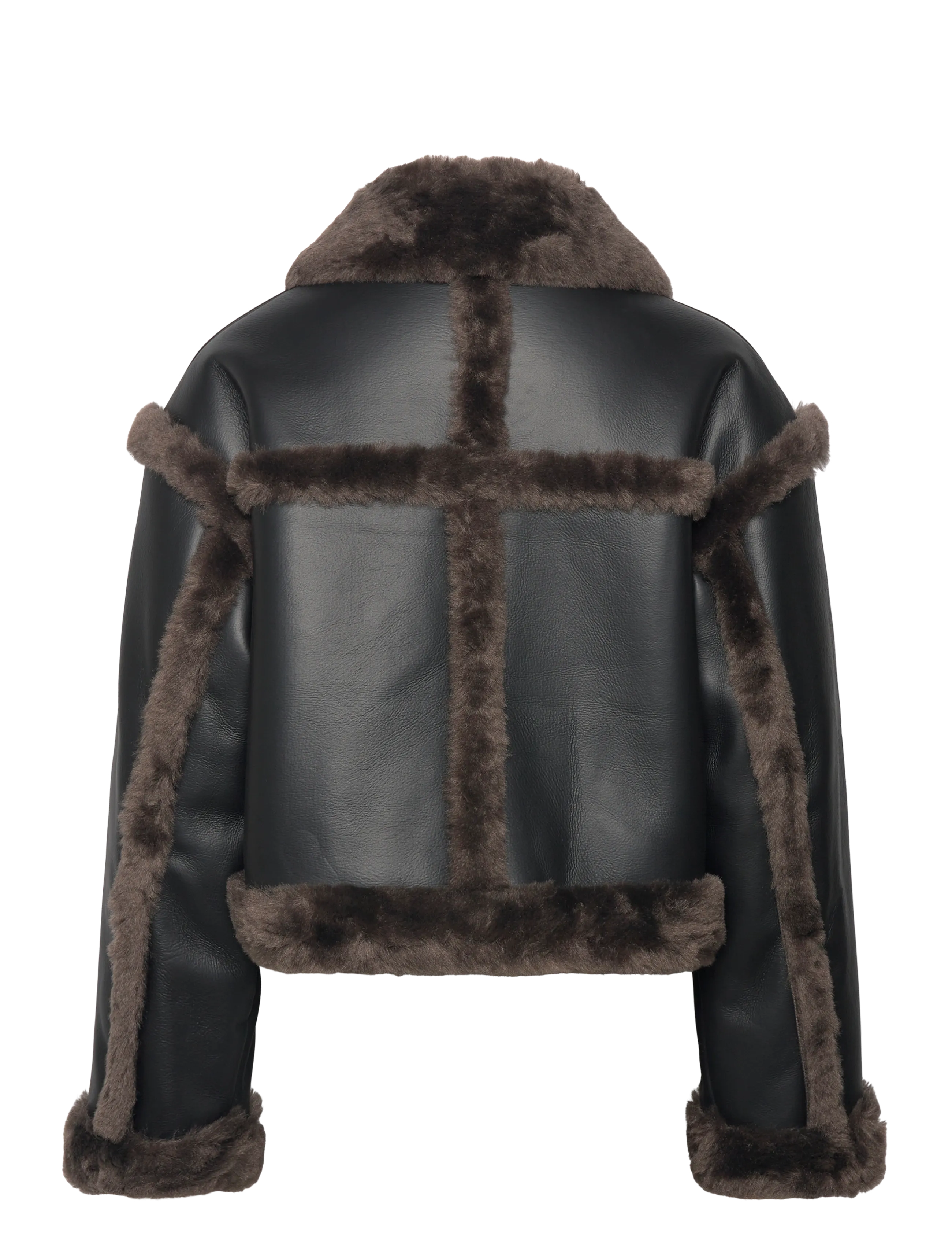 Stand Studio - Kristy Jacket - lederjacken - black/dark brown - 1