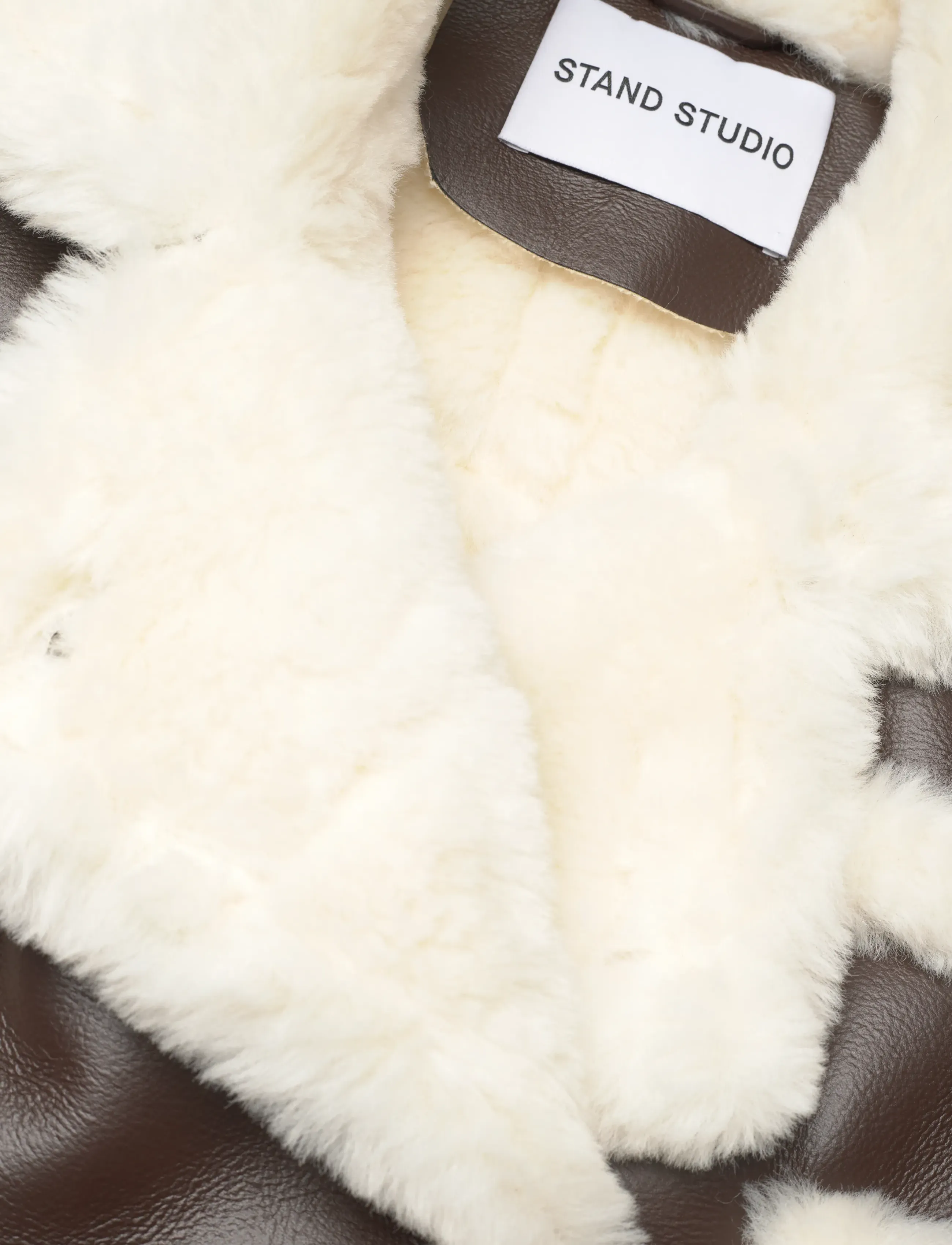 Stand Studio - Kristy Jacket - frühlingsjacken - dark brown/off white - 3