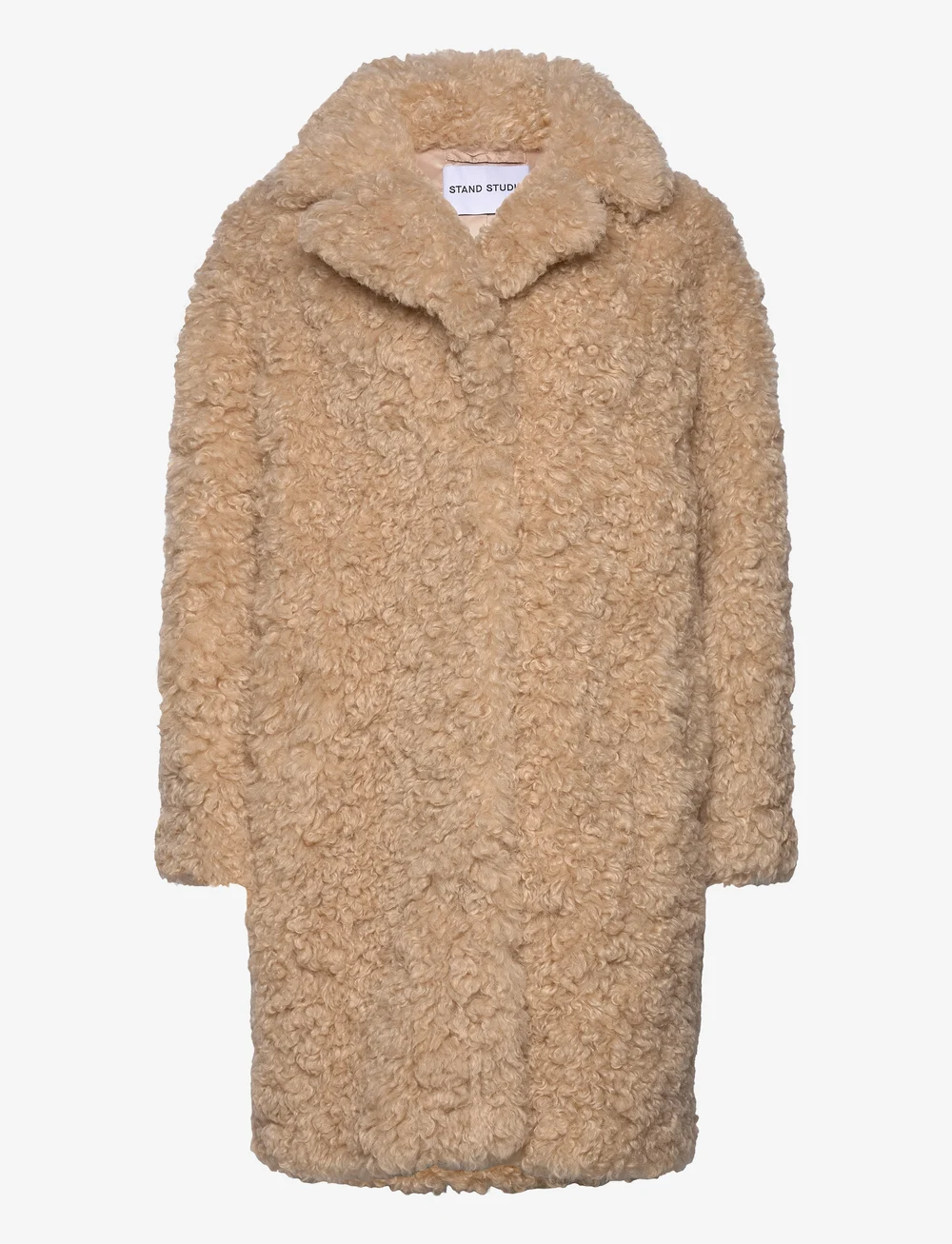 ★STAND STUDIO★ Camille Cocoon Coat Brown 61137906187000 61 sta611379061_cnaturalbeige.