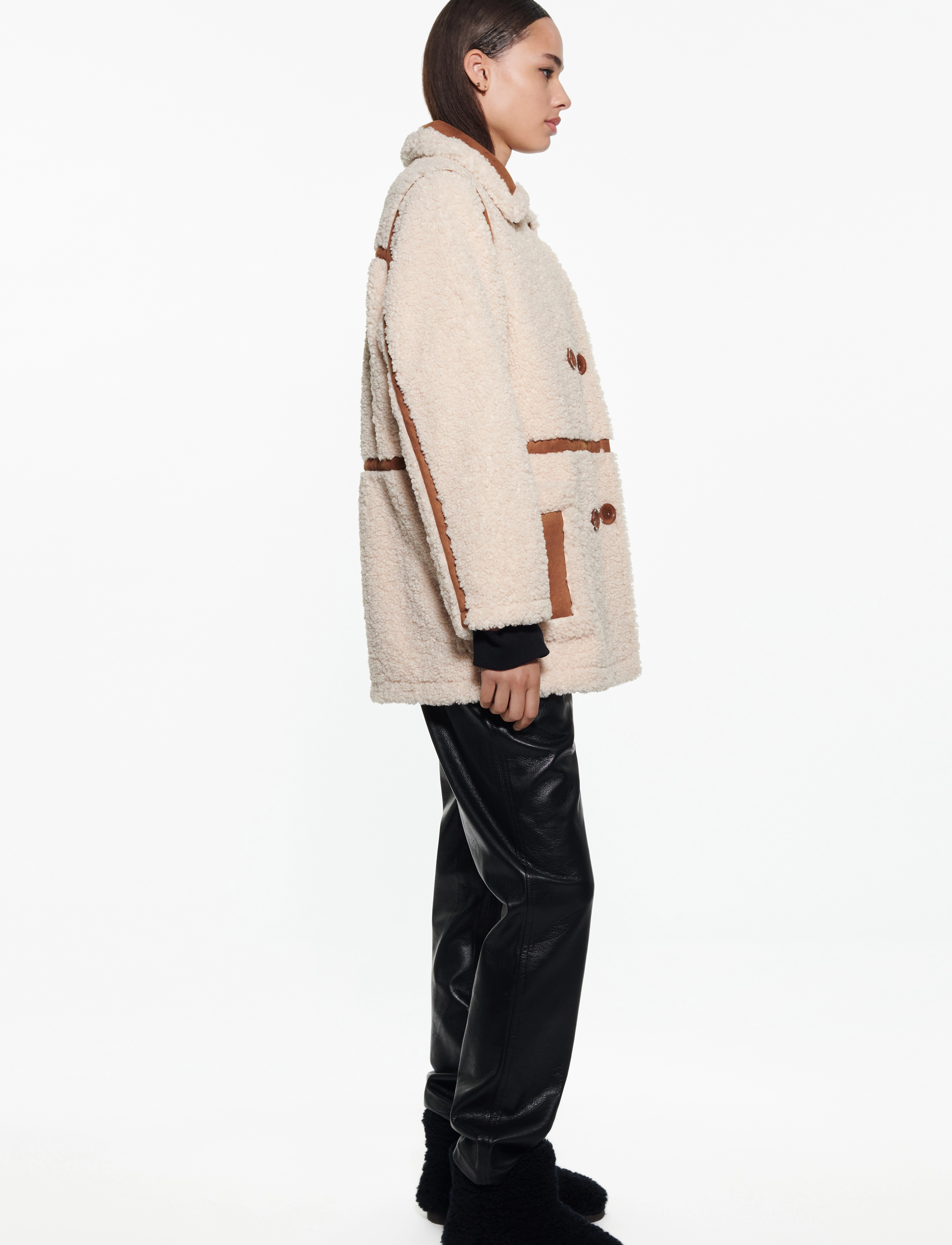 Stand Studio - Chloe Jacket - off white/tan - 4