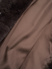 Stand Studio - Savannah Jacket - fake fur jakker - dark brown - 8