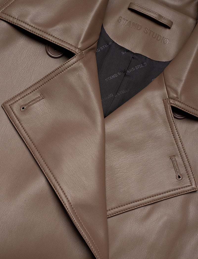 Stand Studio - Hope Trench - lietpalčiai - taupe - 4