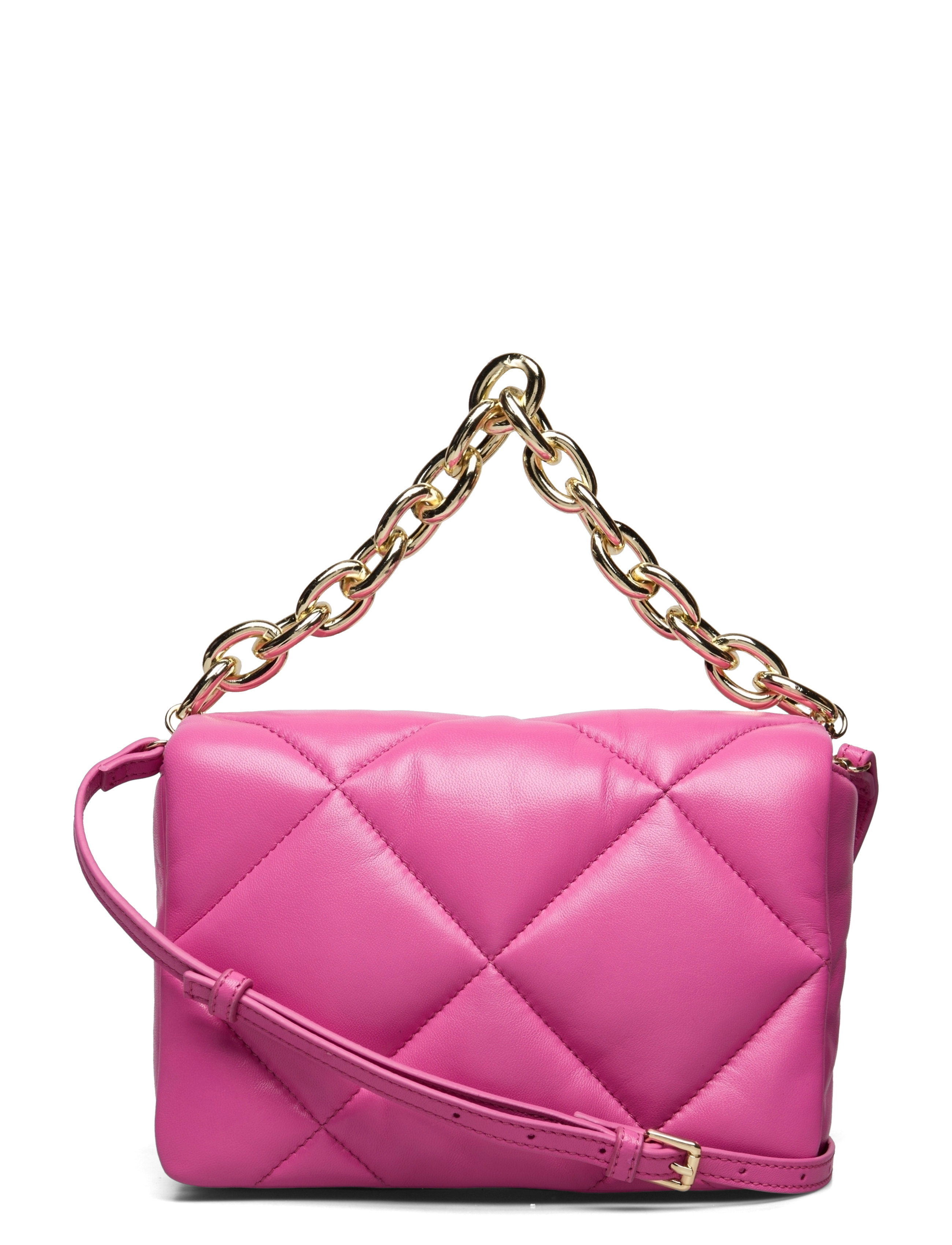 Stand Studio - Brynn Chain Bag - fuchsia/gold - 0