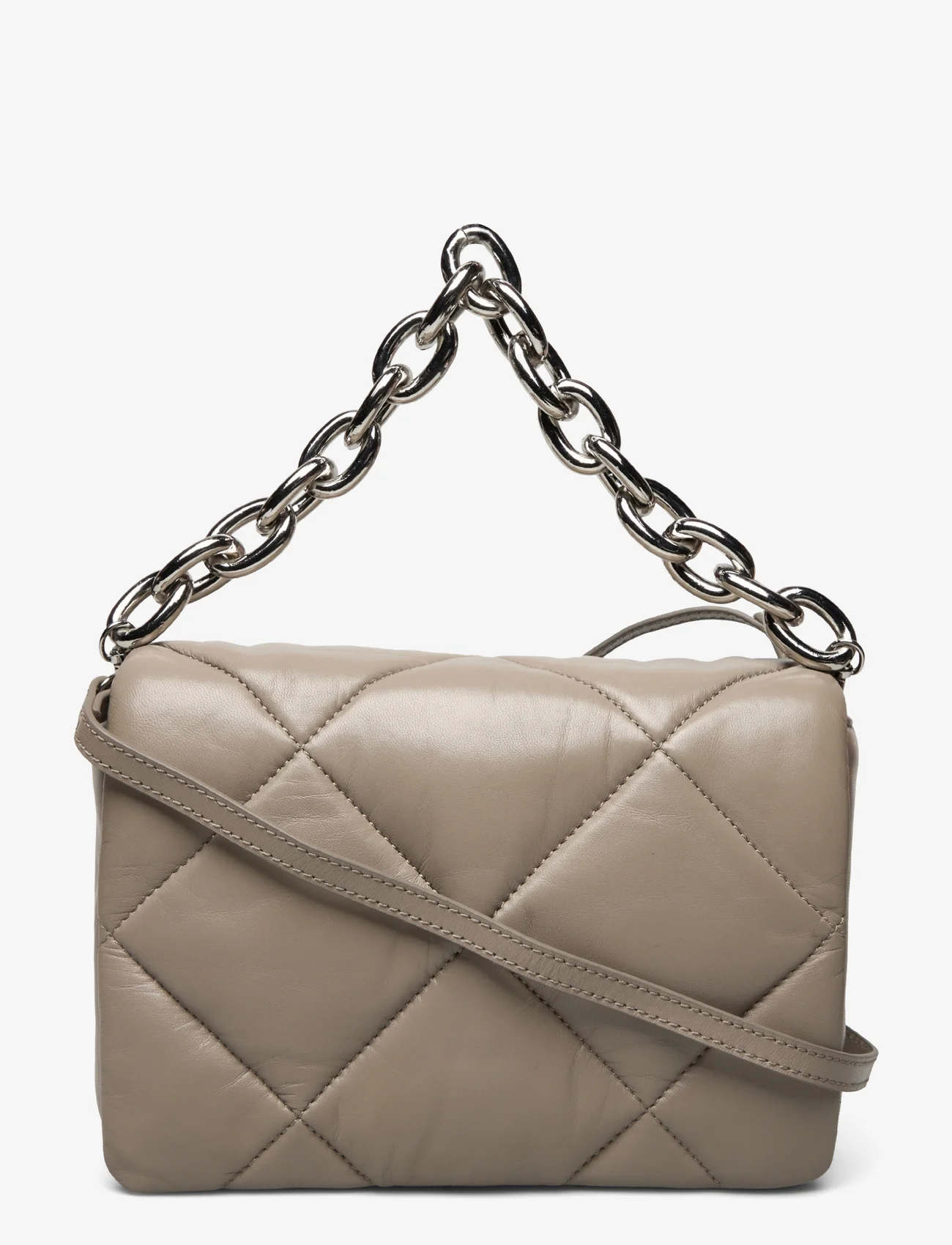 Stand Studio - Brynn Chain Bag - ballīšu apģērbs par outlet cenām - sandstone beige/silver - 0