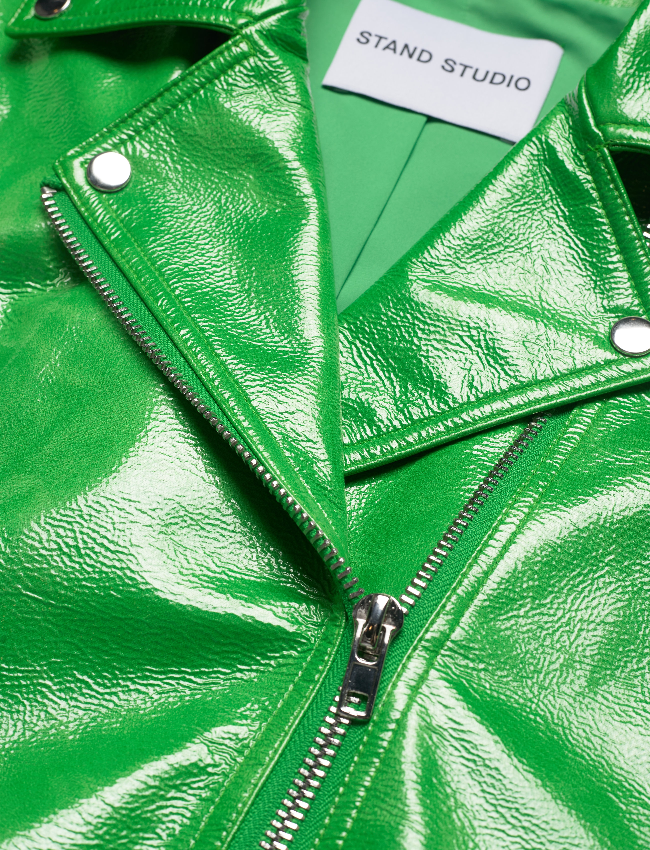 Stand Studio - Imani Biker Jacket - bright green - 2